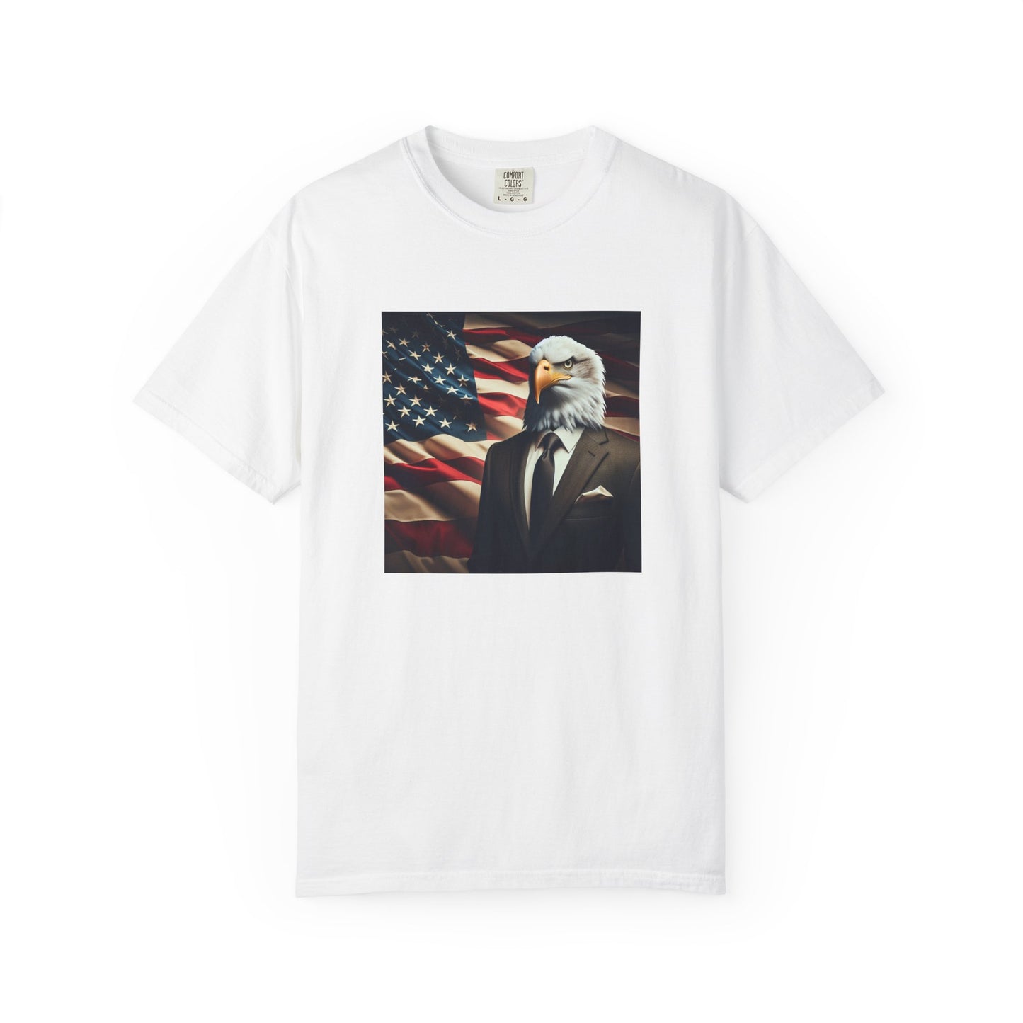 USA Means Business! Unisex Garment-Dyed Tee for Independence Day