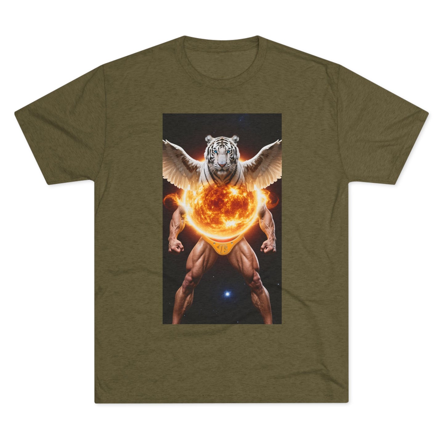 Tigga Sola Mascula Tri-Blend Unisex Crew Shirt | Perfect for Gift Giving, Casual Wear, Pet Lovers, and Wildlife Enthusiasts