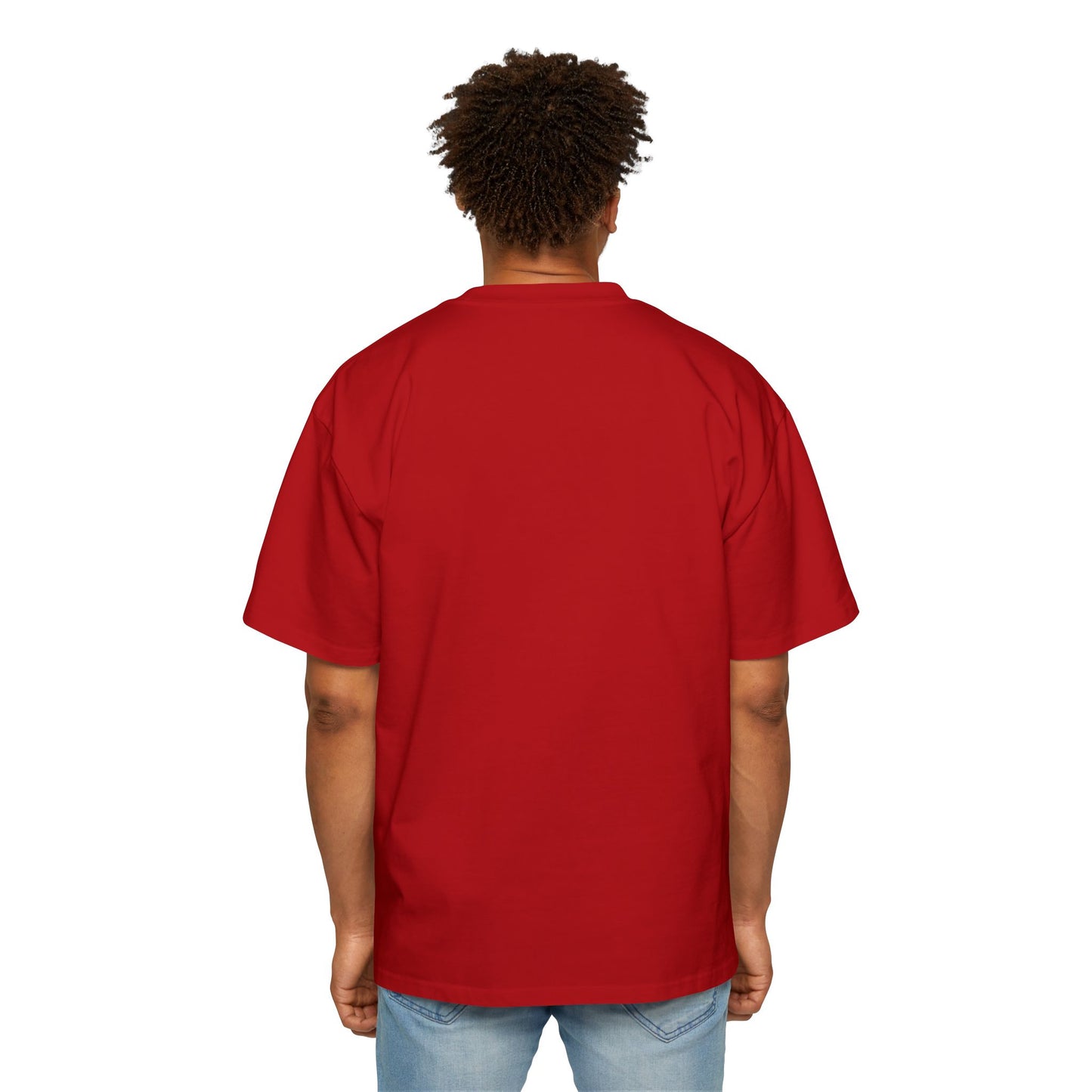 Neon Retro Vibrant Eagle Graphic Oversized Tee for Men