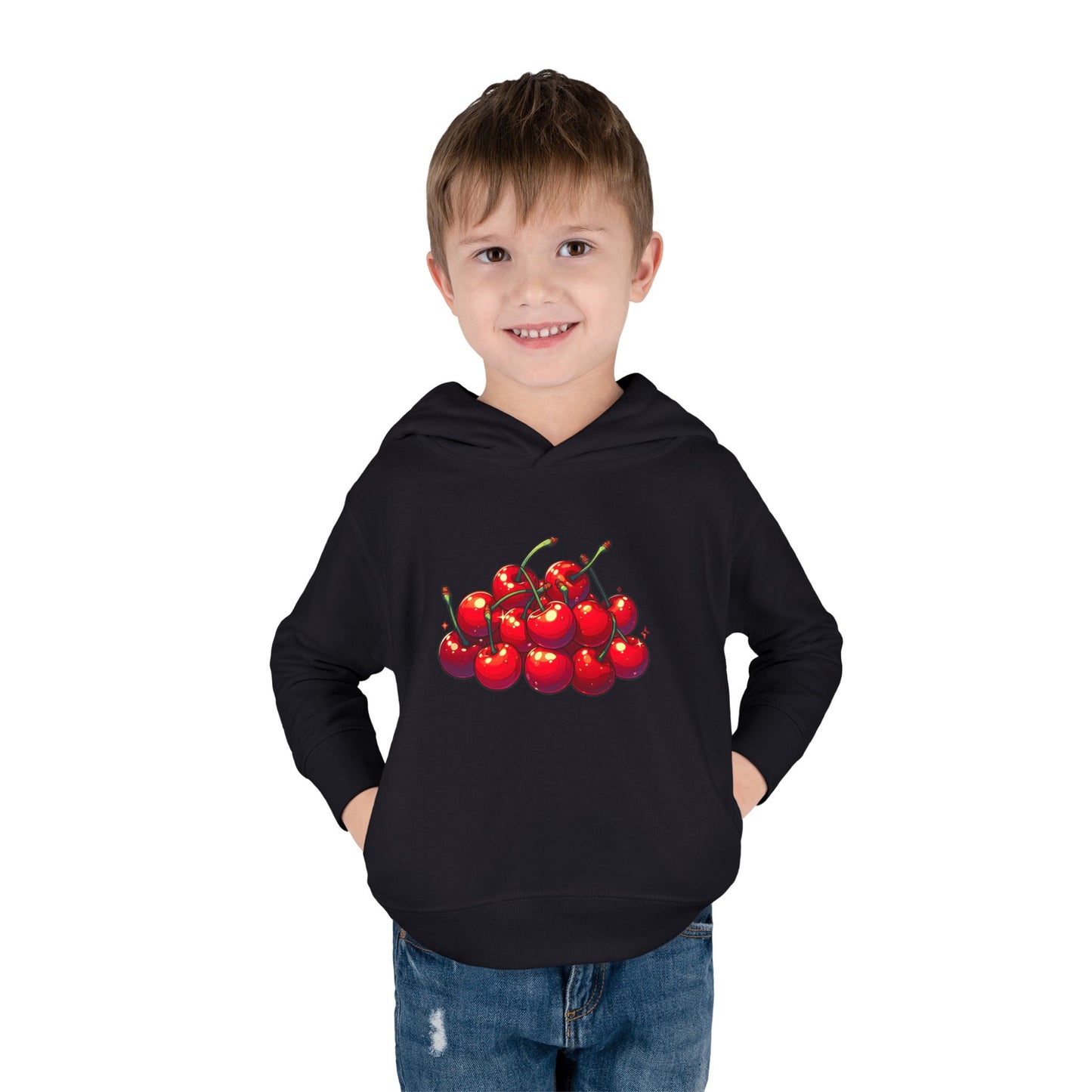 Cherry Toddler Hoodie, Cute Kids Pullover, Birthday Gift, Spring Fashion