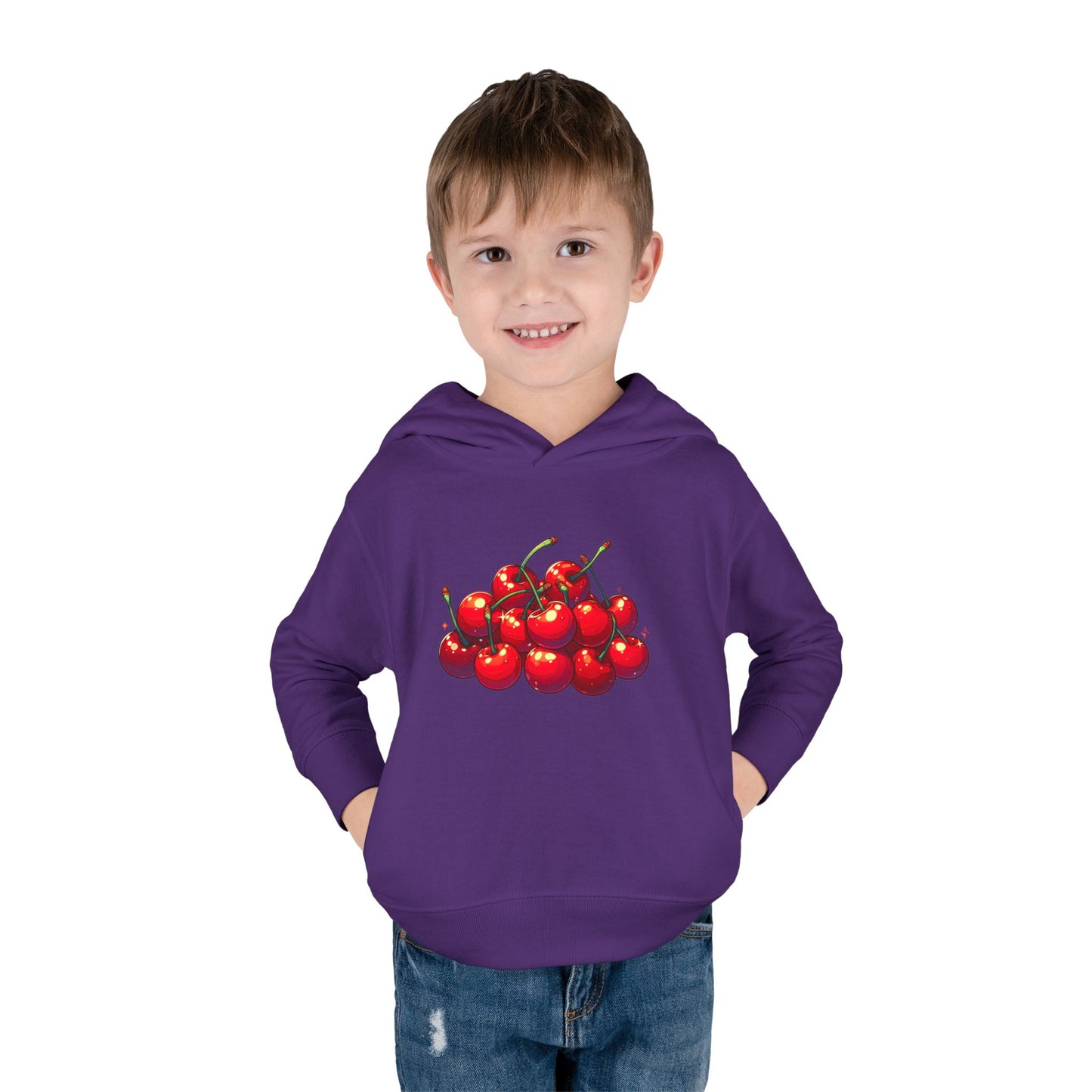 Cherry Toddler Hoodie, Cute Kids Pullover, Birthday Gift, Spring Fashion