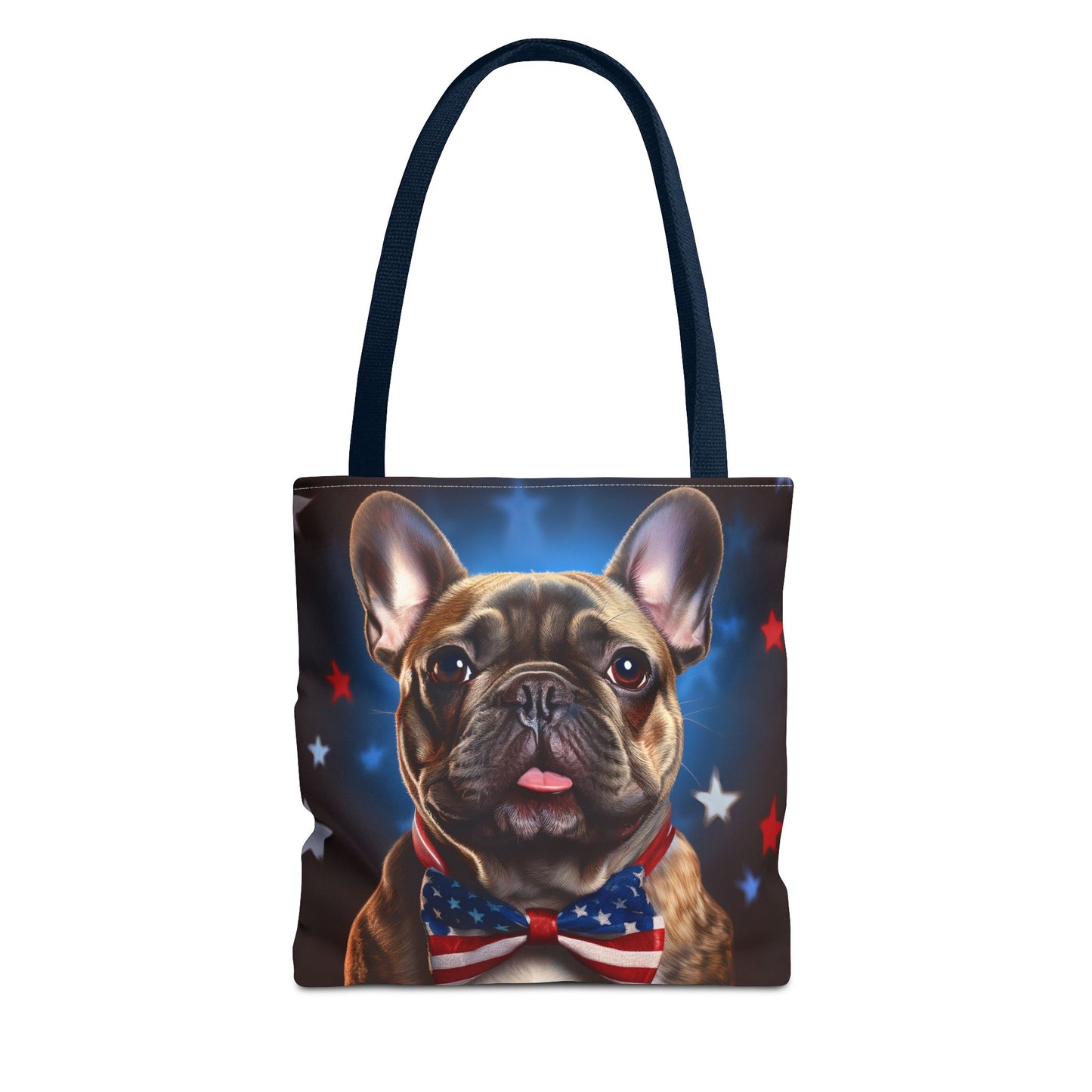 Patriotic French Bulldog Tote Bag - Perfect for Pet Lovers