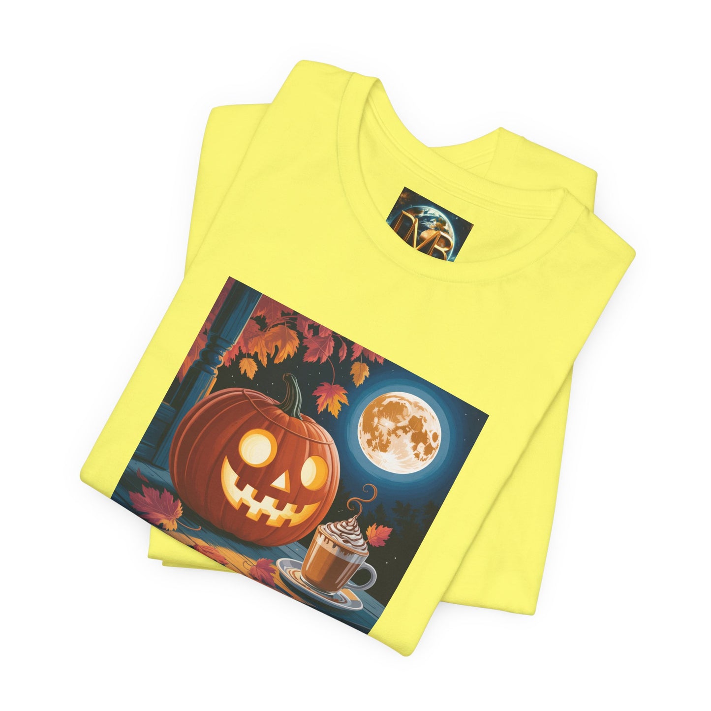 Fall In Love With Fall, Unisex Fall T-Shirt, Halloween Shirt, Cozy Fall Apparel, Seasonal Graphic Tee, Pumpkin Spice Tee
