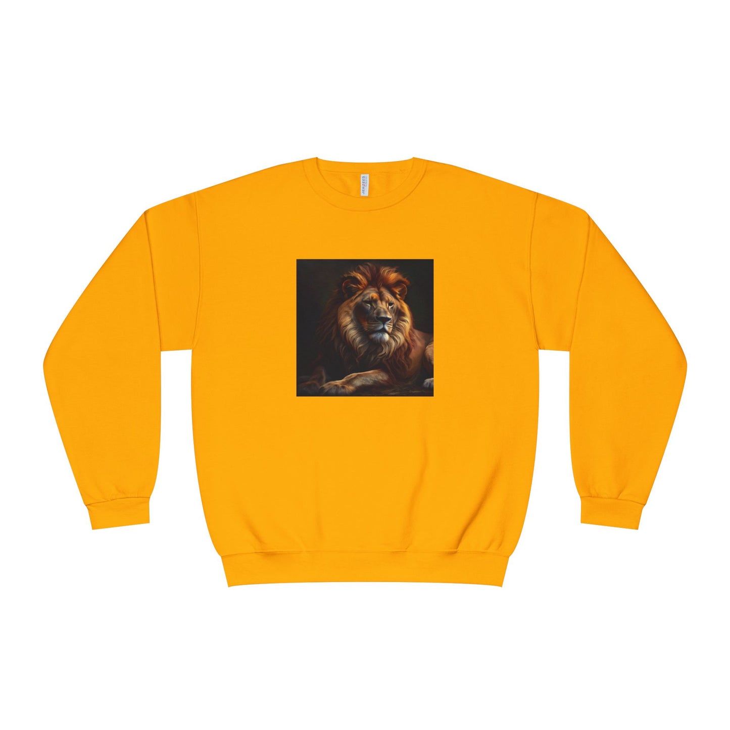 Majestic Lion Unisex Crewneck Sweatshirt - Cozy Animal Print Apparel