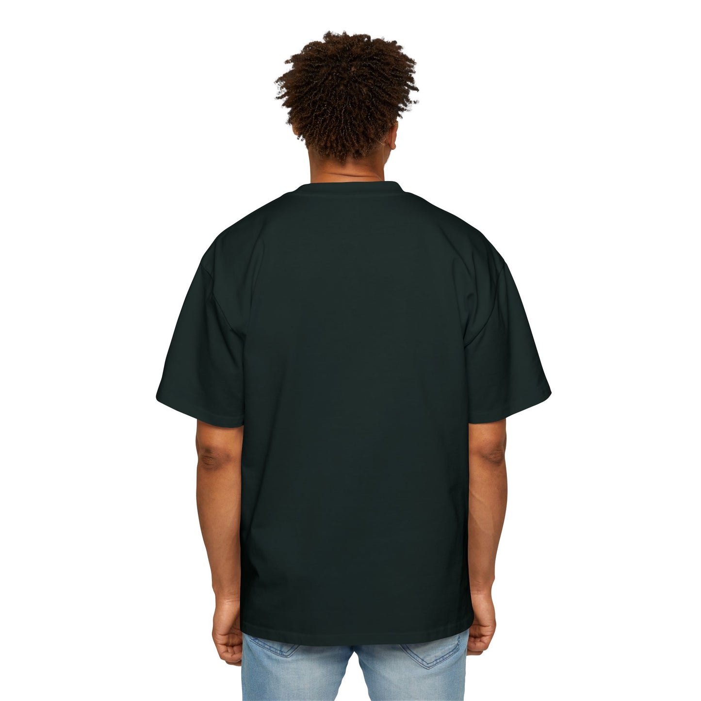 Neon Retro Vibrant Eagle Graphic Oversized Tee for Men