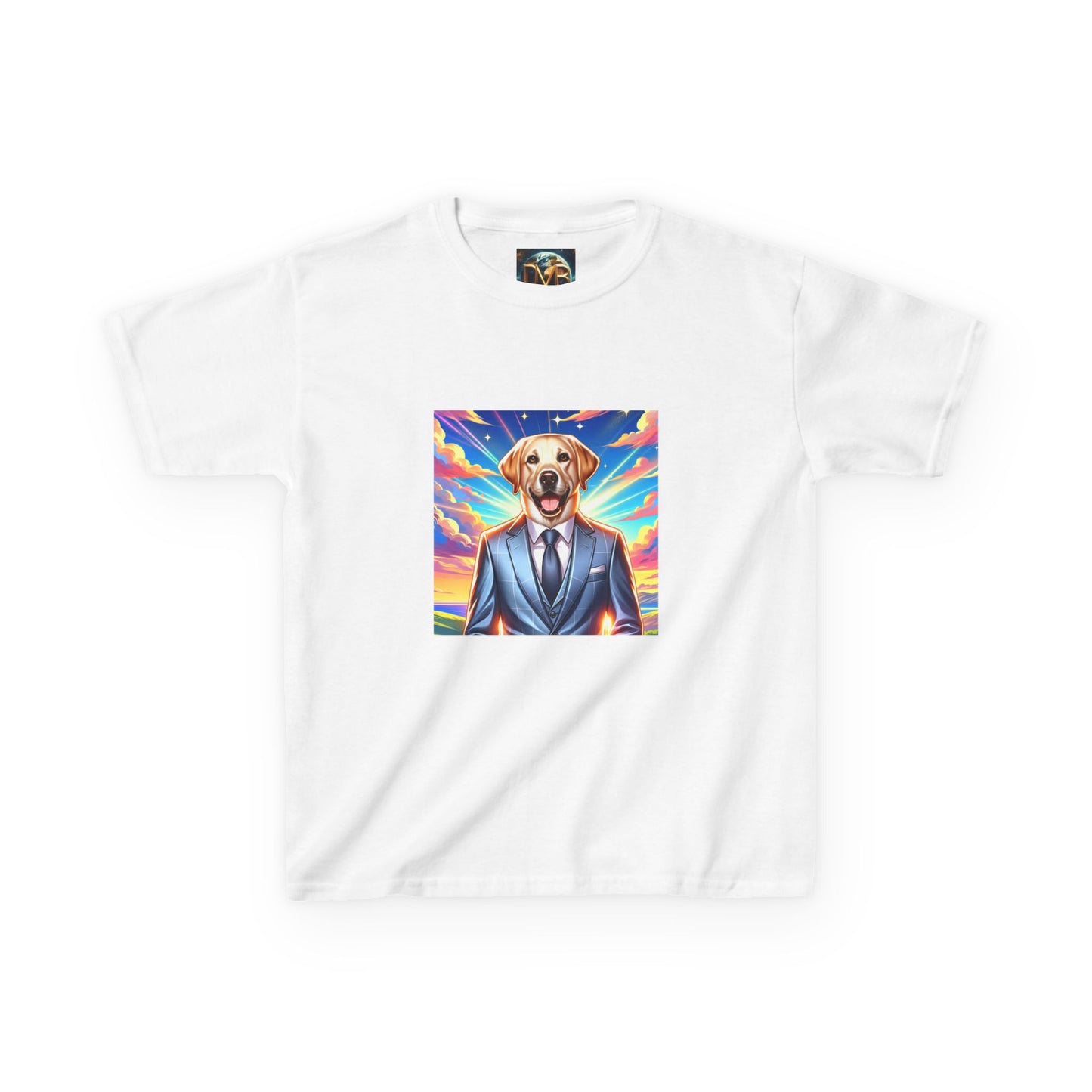 Whimsical Dog Portrait Kids Tee, Fun Youth T-Shirt, Dog Lover Gift, Colorful Kids Shirt, Perfect for Birthdays or Playdates