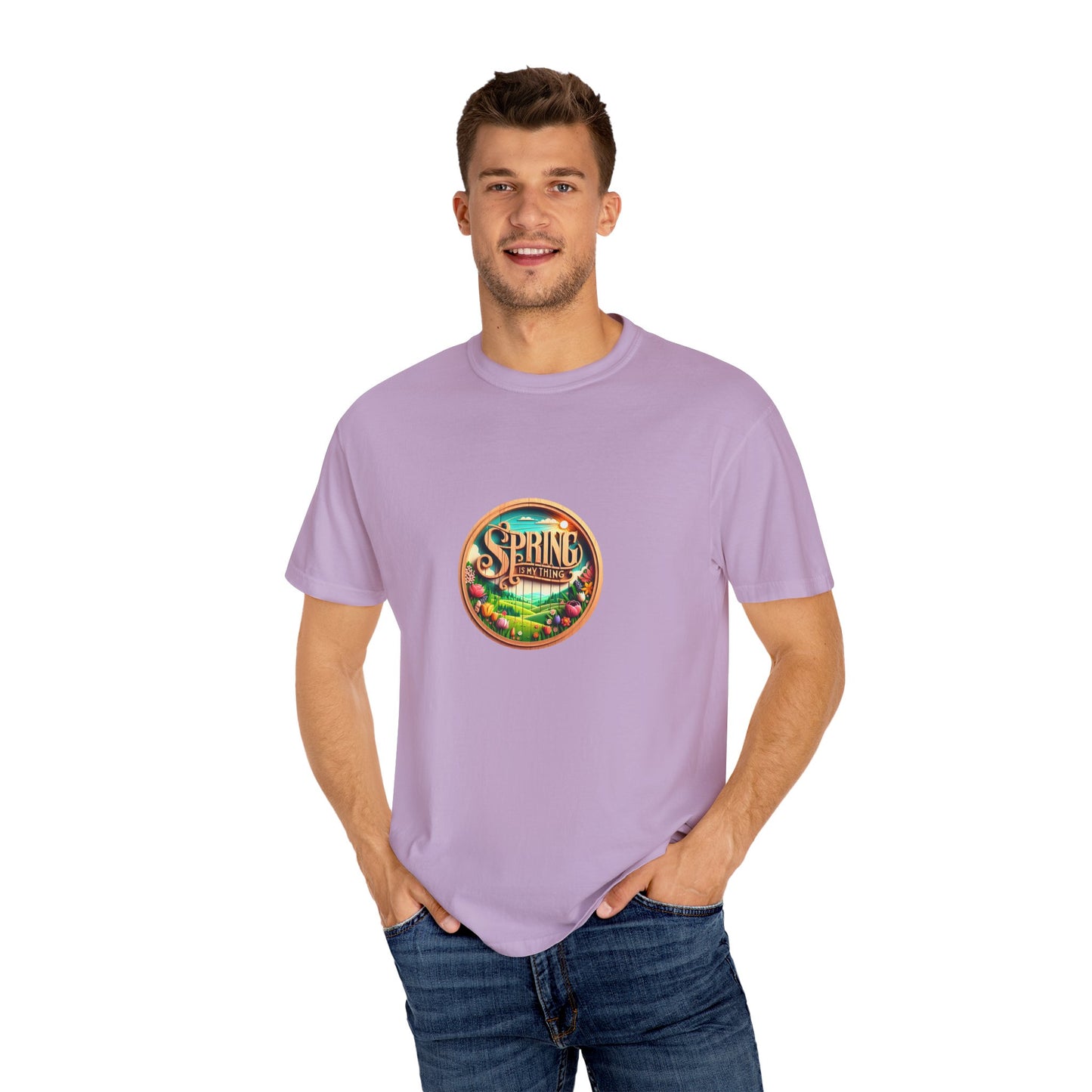 Spring Vibes Unisex Garment-Dyed T-shirt - Celebrate the Season