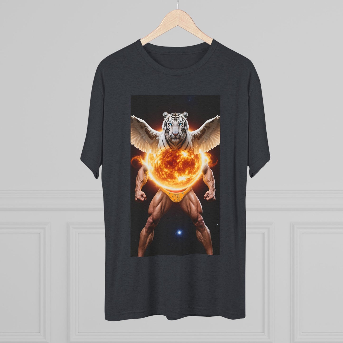 Tigga Sola Mascula Tri-Blend Unisex Crew Shirt | Perfect for Gift Giving, Casual Wear, Pet Lovers, and Wildlife Enthusiasts