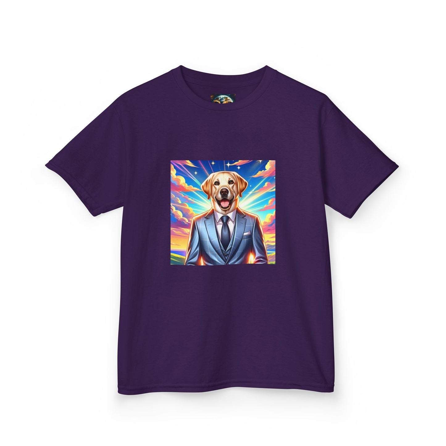 Whimsical Dog Portrait Kids Tee, Fun Youth T-Shirt, Dog Lover Gift, Colorful Kids Shirt, Perfect for Birthdays or Playdates