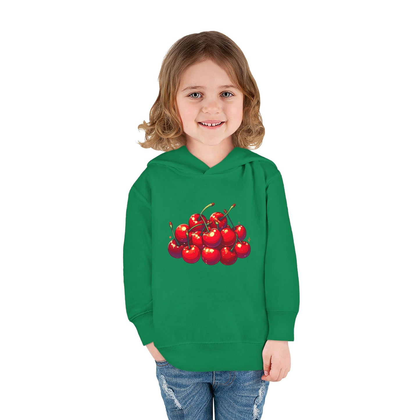 Cherry Toddler Hoodie, Cute Kids Pullover, Birthday Gift, Spring Fashion