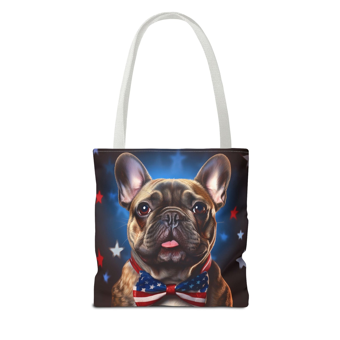 Patriotic French Bulldog Tote Bag - Perfect for Pet Lovers