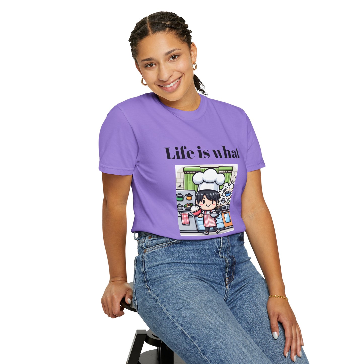 Life Is What You Bake It Unisex Garment-Dyed T-shirt
