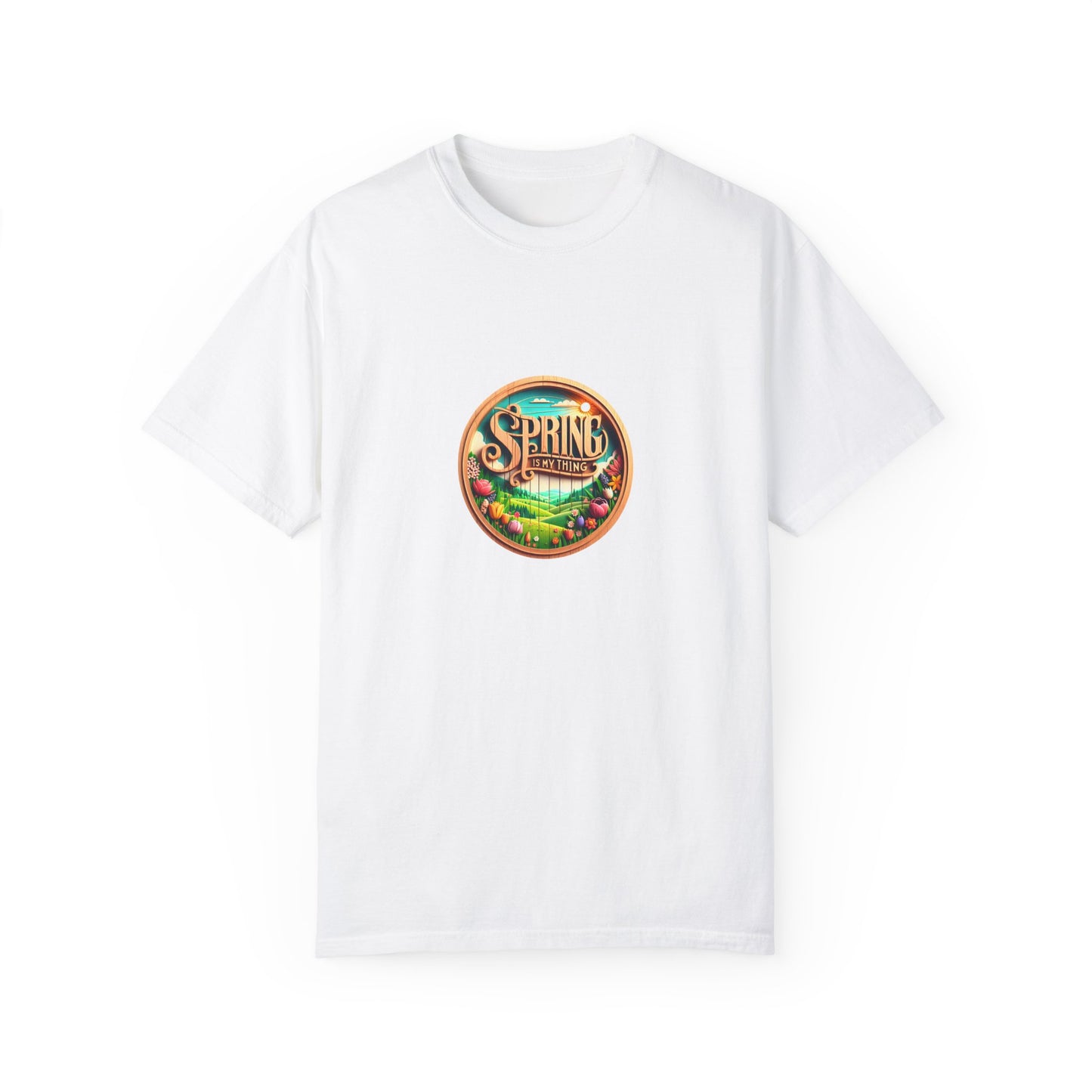 Spring Vibes Unisex Garment-Dyed T-shirt - Celebrate the Season