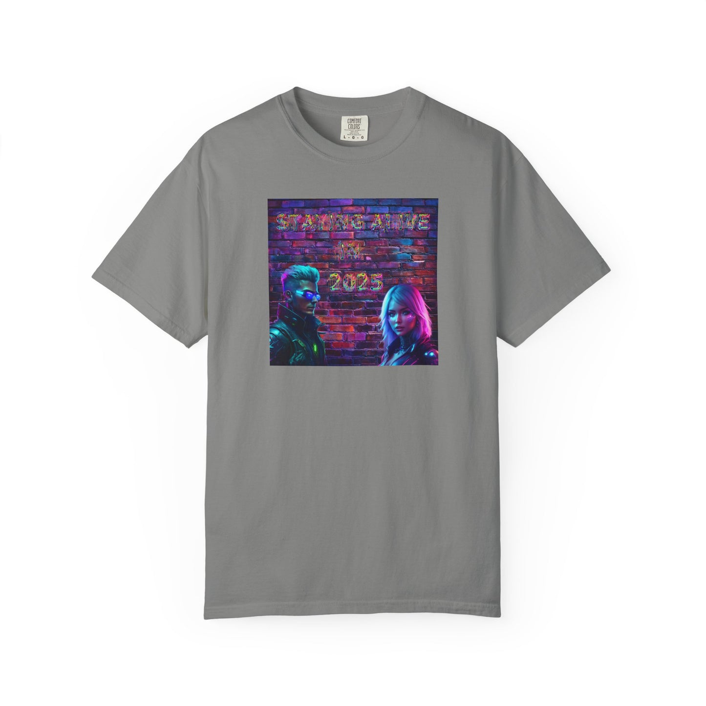 Staying Alive in 2025 Cyperpunk Graffiti