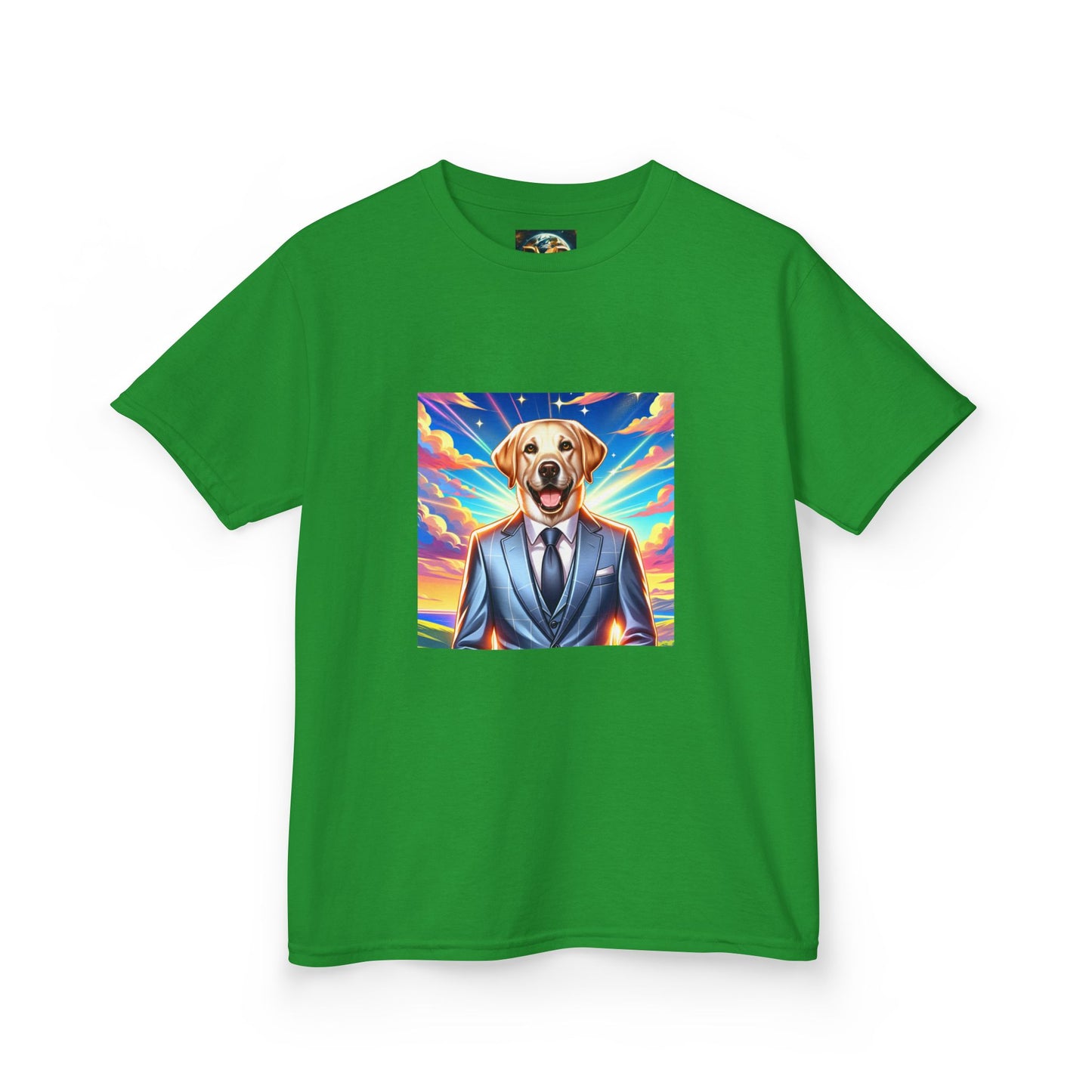 Whimsical Dog Portrait Kids Tee, Fun Youth T-Shirt, Dog Lover Gift, Colorful Kids Shirt, Perfect for Birthdays or Playdates