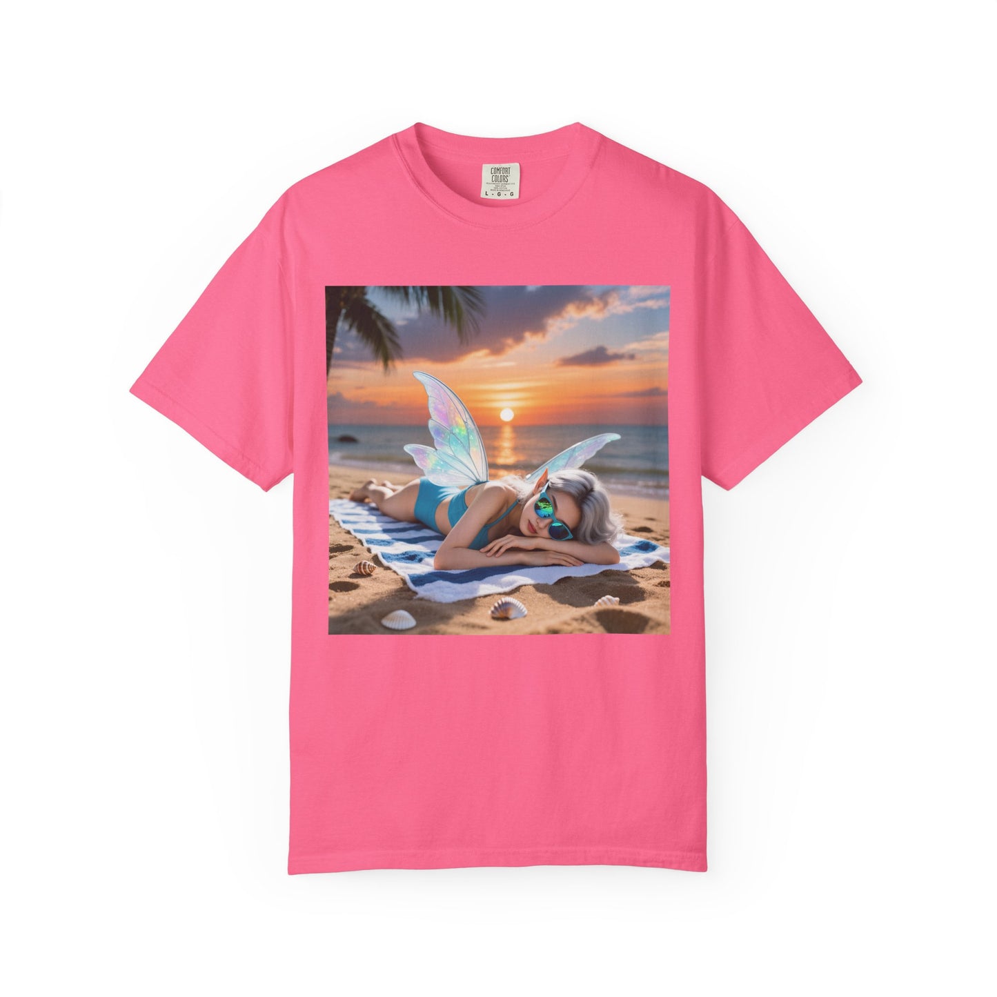 Beach Fairy Unisex T-Shirt, Summer Vibe Tee, Beachwear, Gift for Beach Lovers, Relaxation Shirt, Graphic Tee