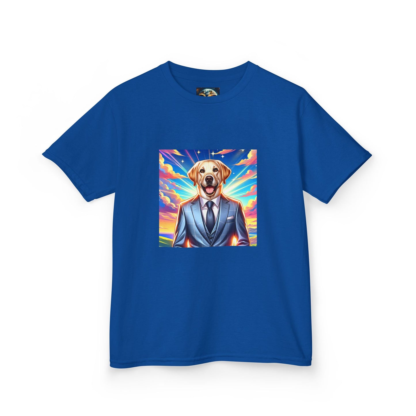 Whimsical Dog Portrait Kids Tee, Fun Youth T-Shirt, Dog Lover Gift, Colorful Kids Shirt, Perfect for Birthdays or Playdates
