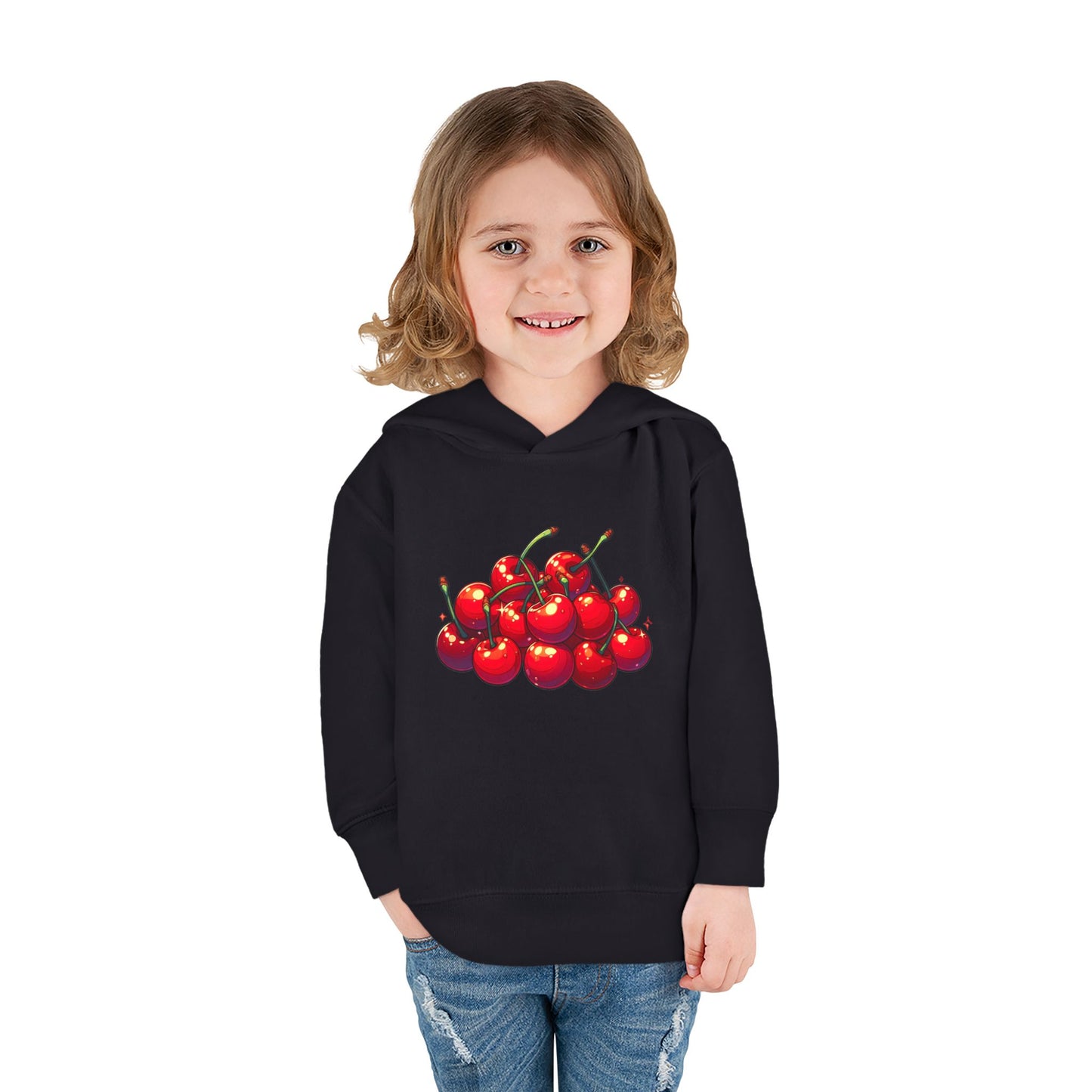 Cherry Toddler Hoodie, Cute Kids Pullover, Birthday Gift, Spring Fashion