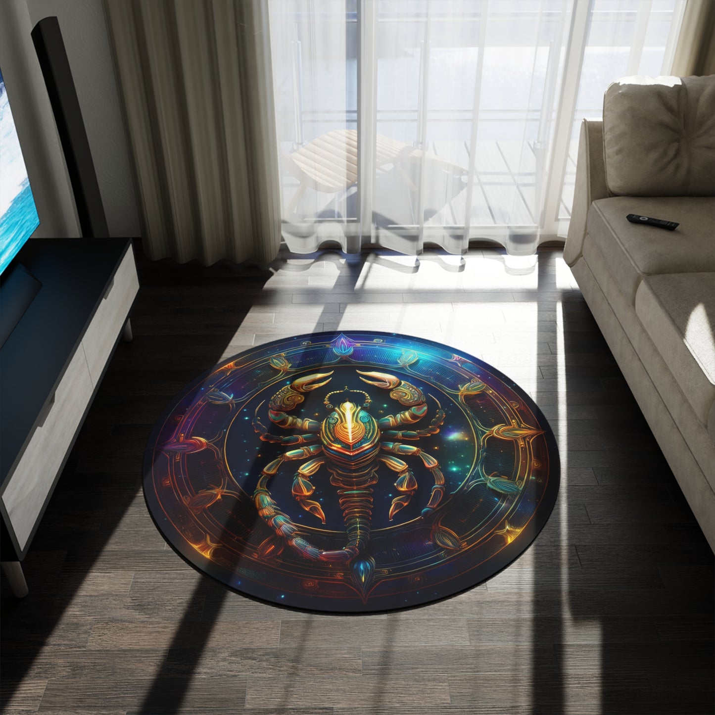 Scorpio Pride! Astrology Space Rug Boho Home Decor for Astrology Lovers