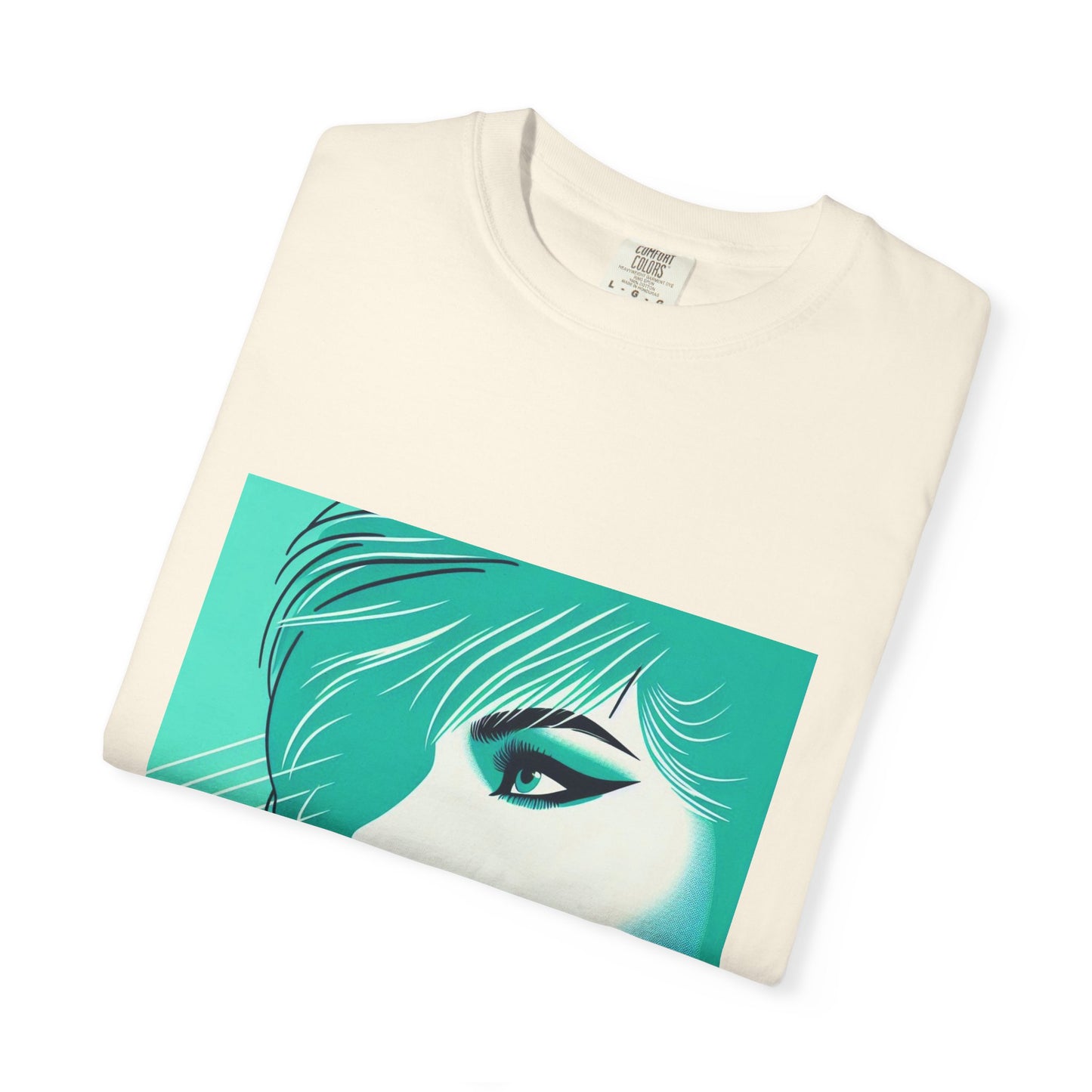 Vintage Lady Portrait T-shirt, 1980s Art Style, Retro Graphic Tee, Unisex Graphic Tee, Hipster Fashion Shirt