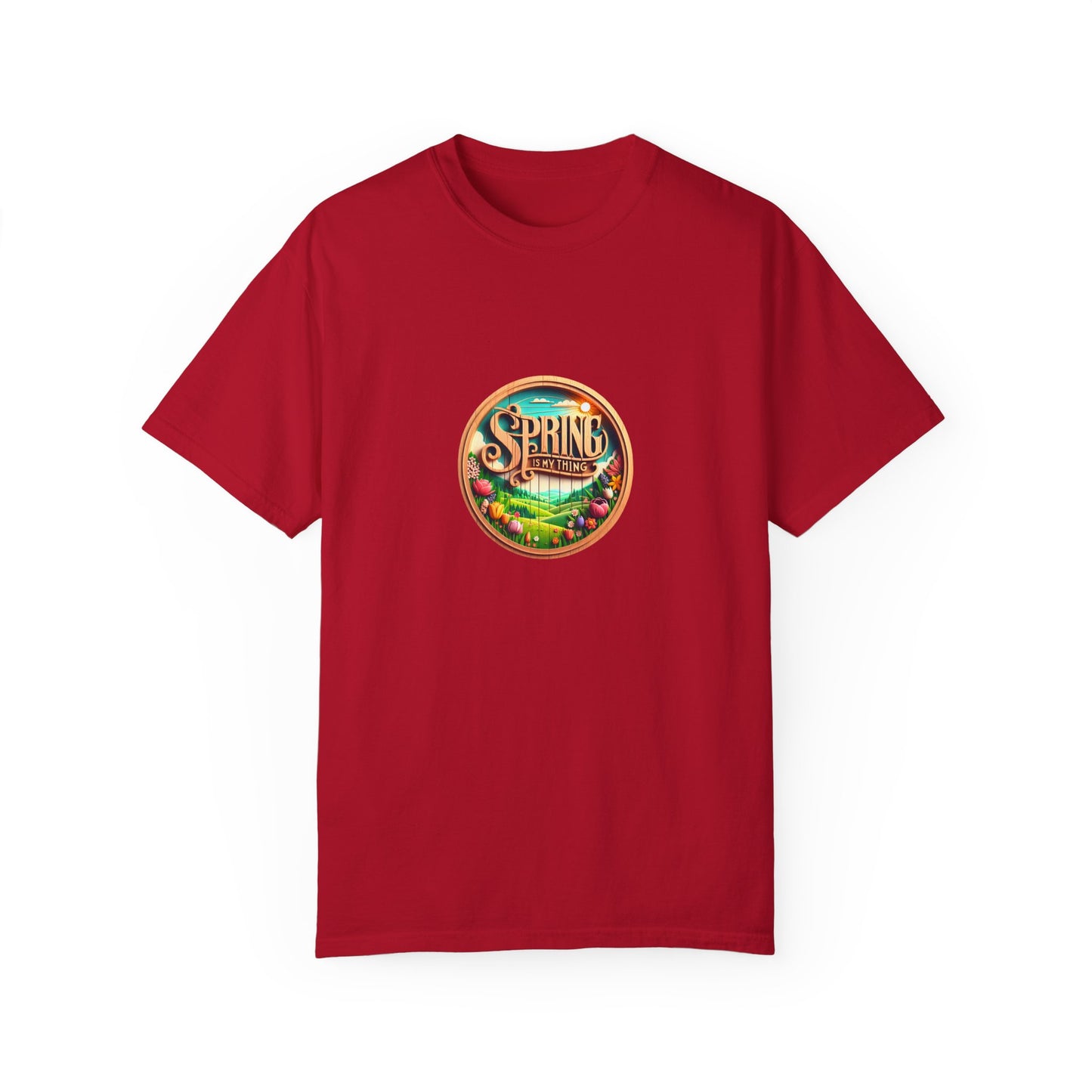 Spring Vibes Unisex Garment-Dyed T-shirt - Celebrate the Season
