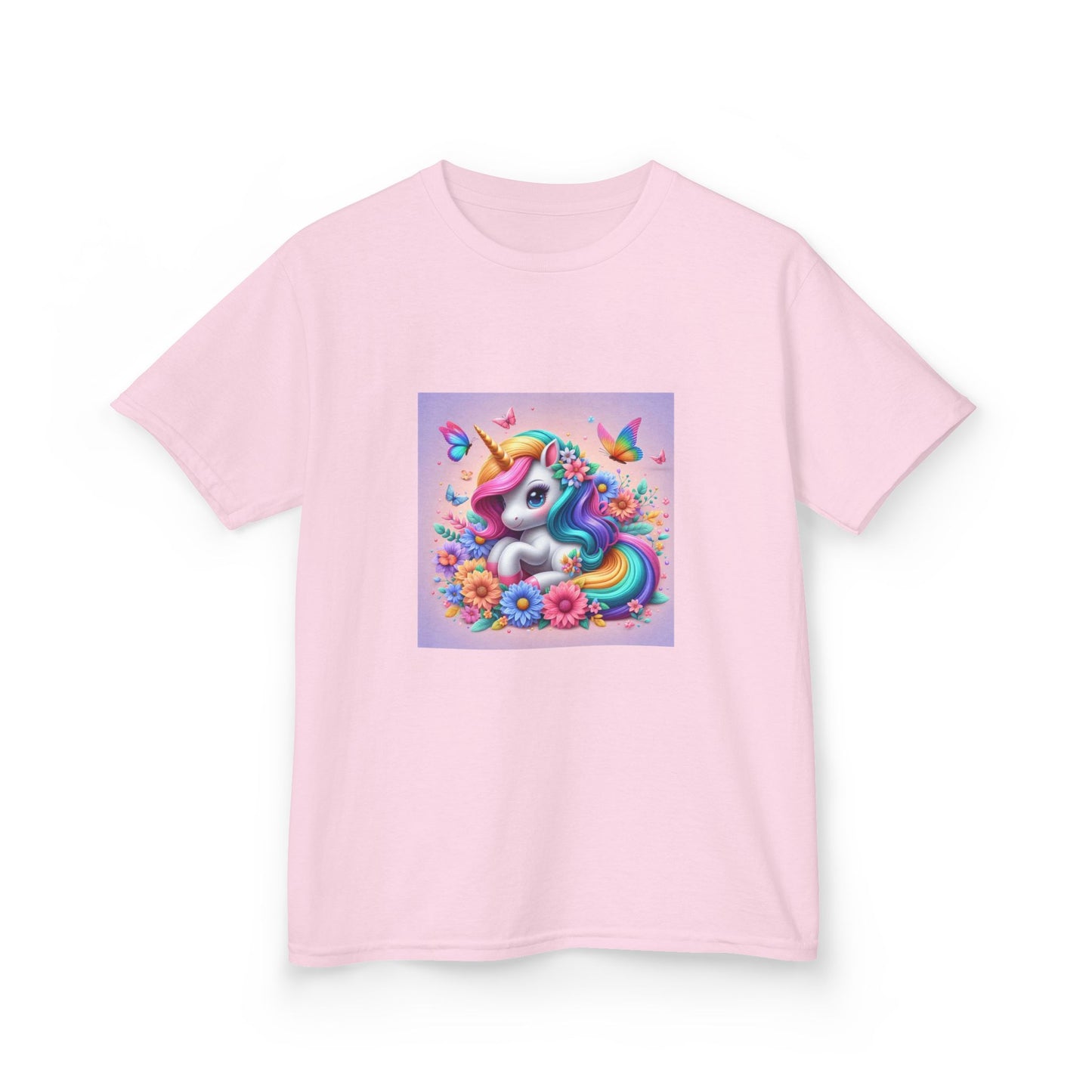 Colorful Unicorn Kids Tee Shirt, Girl's Rainbow T-Shirt, Cute Toddler Clothing, Magical Fantasy Top, Children's Graphic Tee