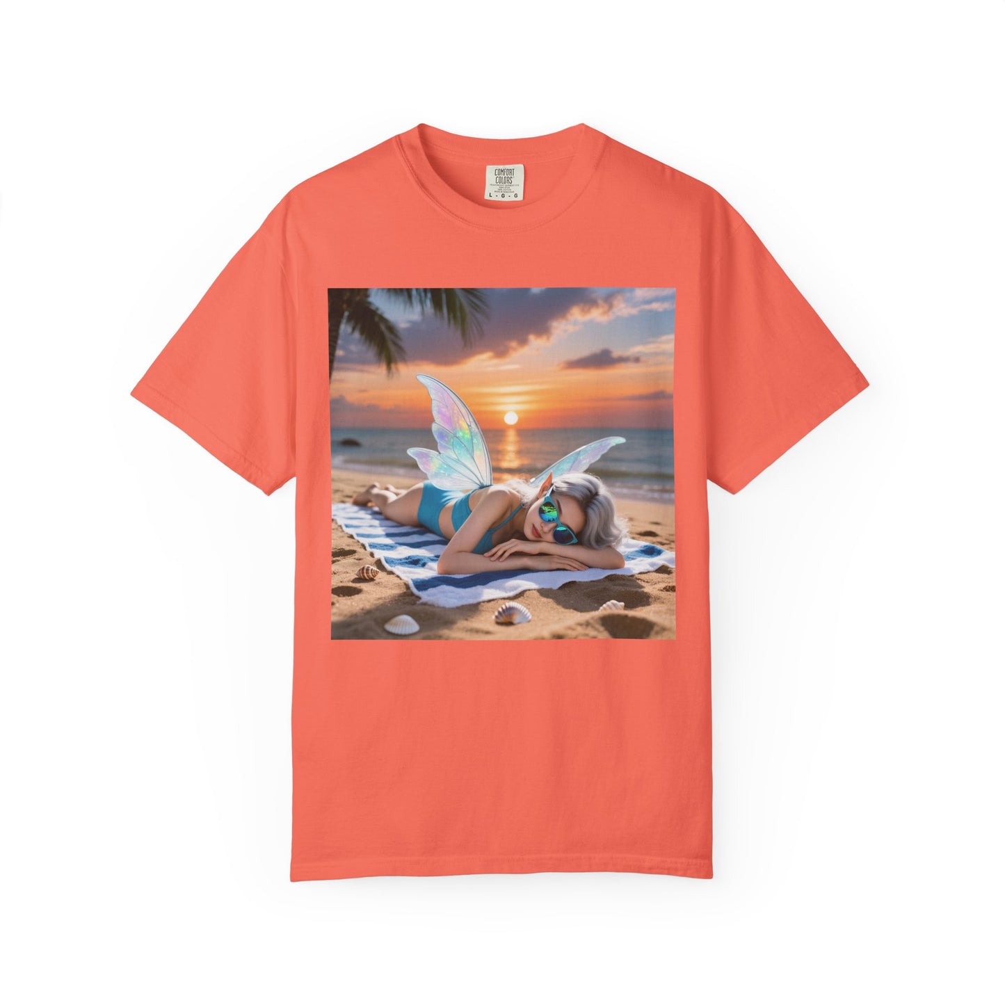 Beach Fairy Unisex T-Shirt, Summer Vibe Tee, Beachwear, Gift for Beach Lovers, Relaxation Shirt, Graphic Tee