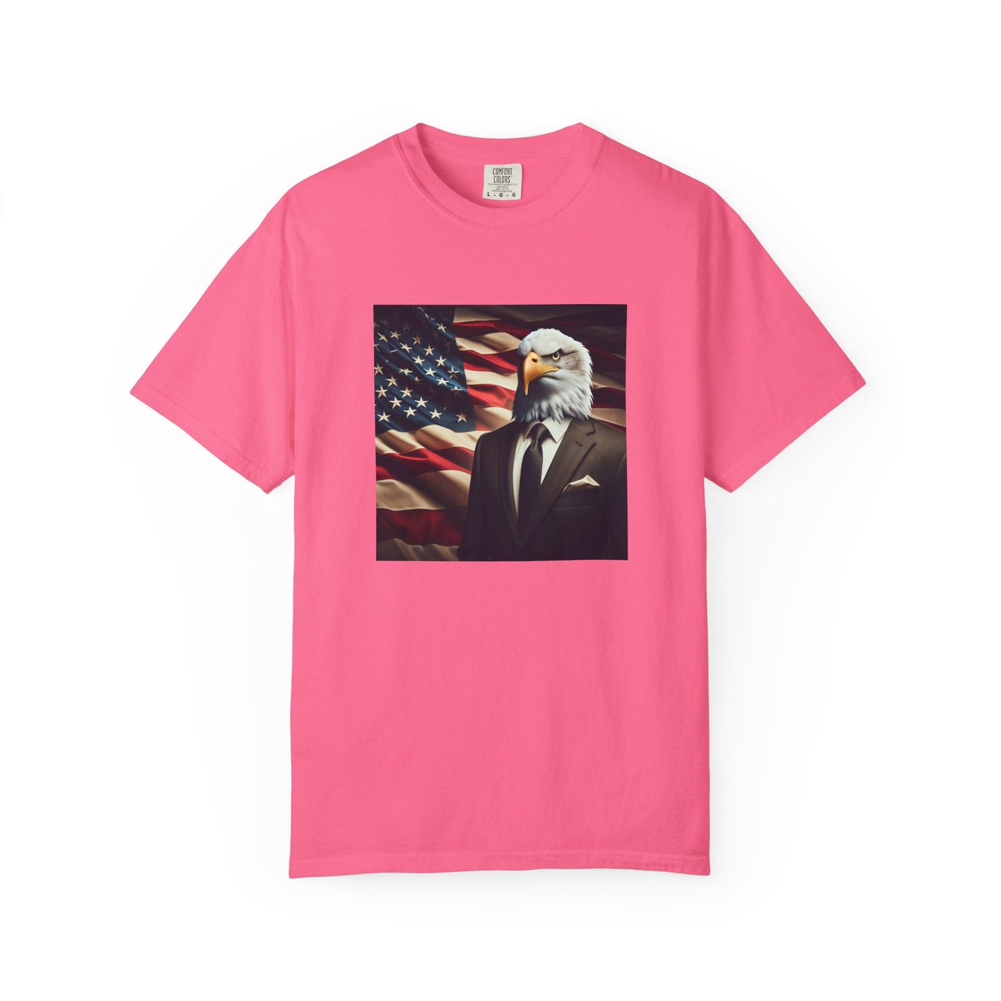 USA Means Business! Unisex Garment-Dyed Tee for Independence Day