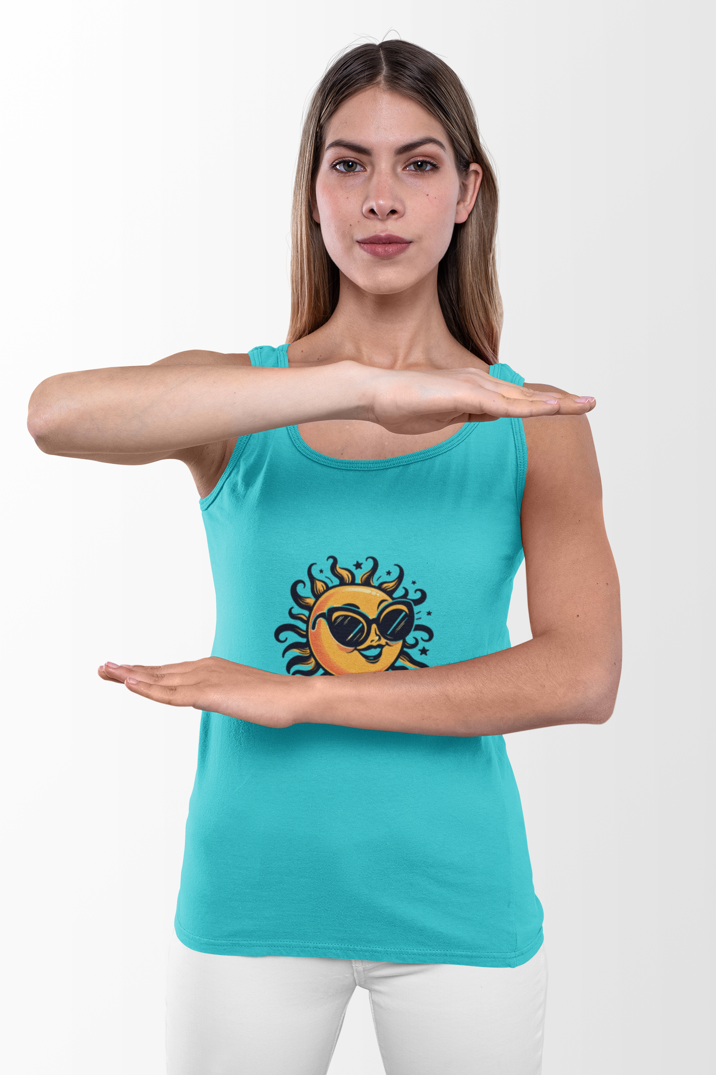 Sunny Vibes Women's Racerback Tank