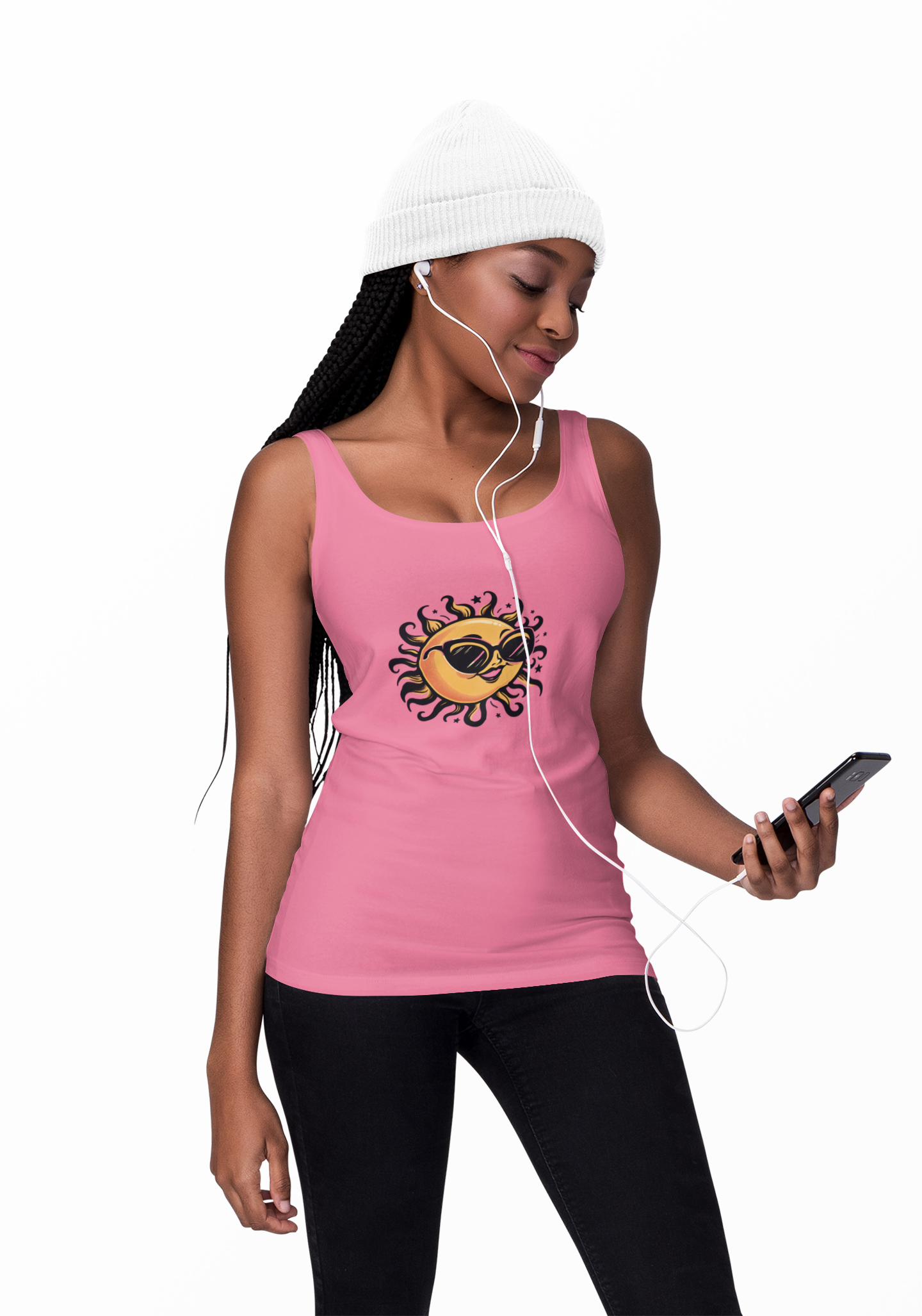 Sunny Vibes Women's Racerback Tank