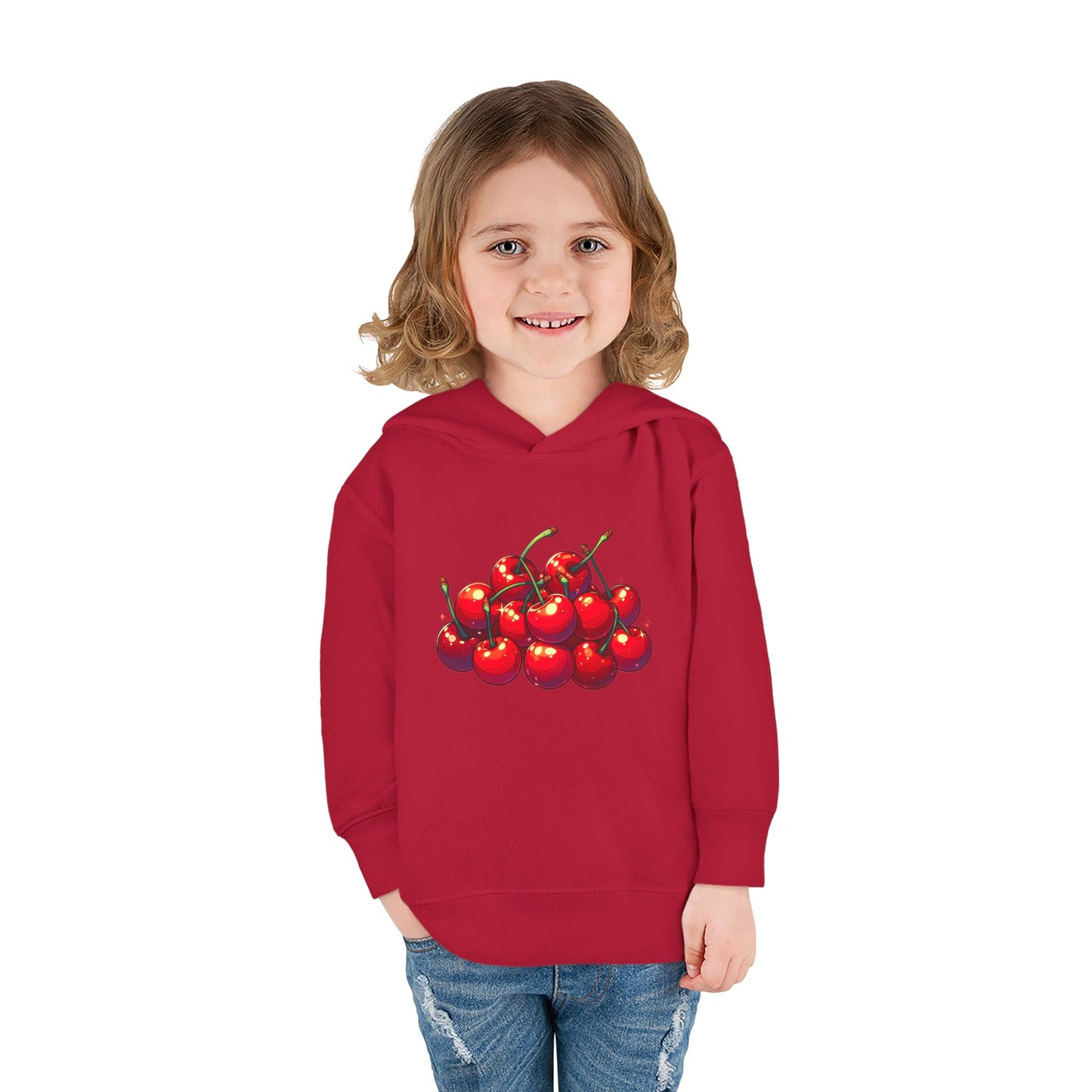 Cherry Toddler Hoodie, Cute Kids Pullover, Birthday Gift, Spring Fashion