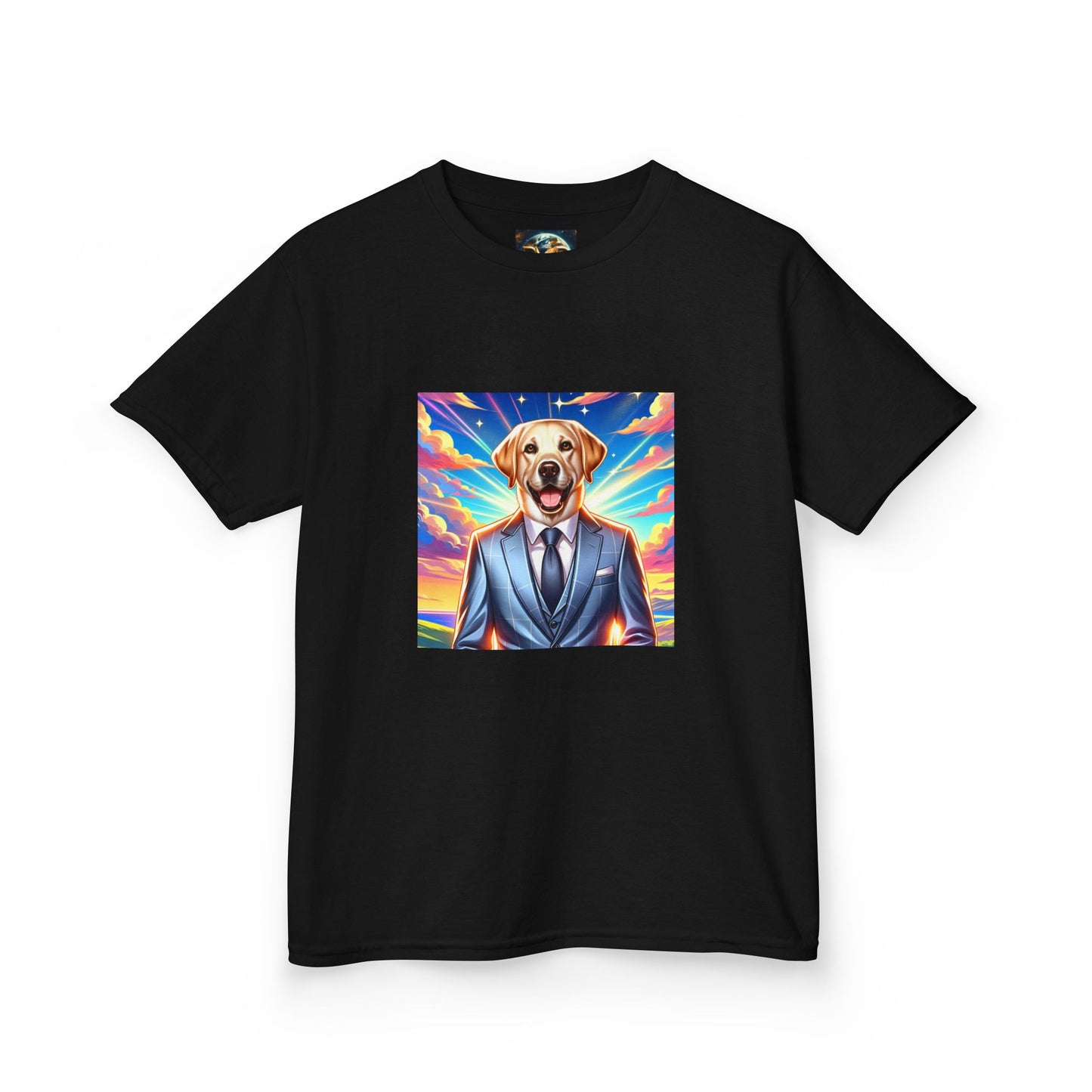Whimsical Dog Portrait Kids Tee, Fun Youth T-Shirt, Dog Lover Gift, Colorful Kids Shirt, Perfect for Birthdays or Playdates