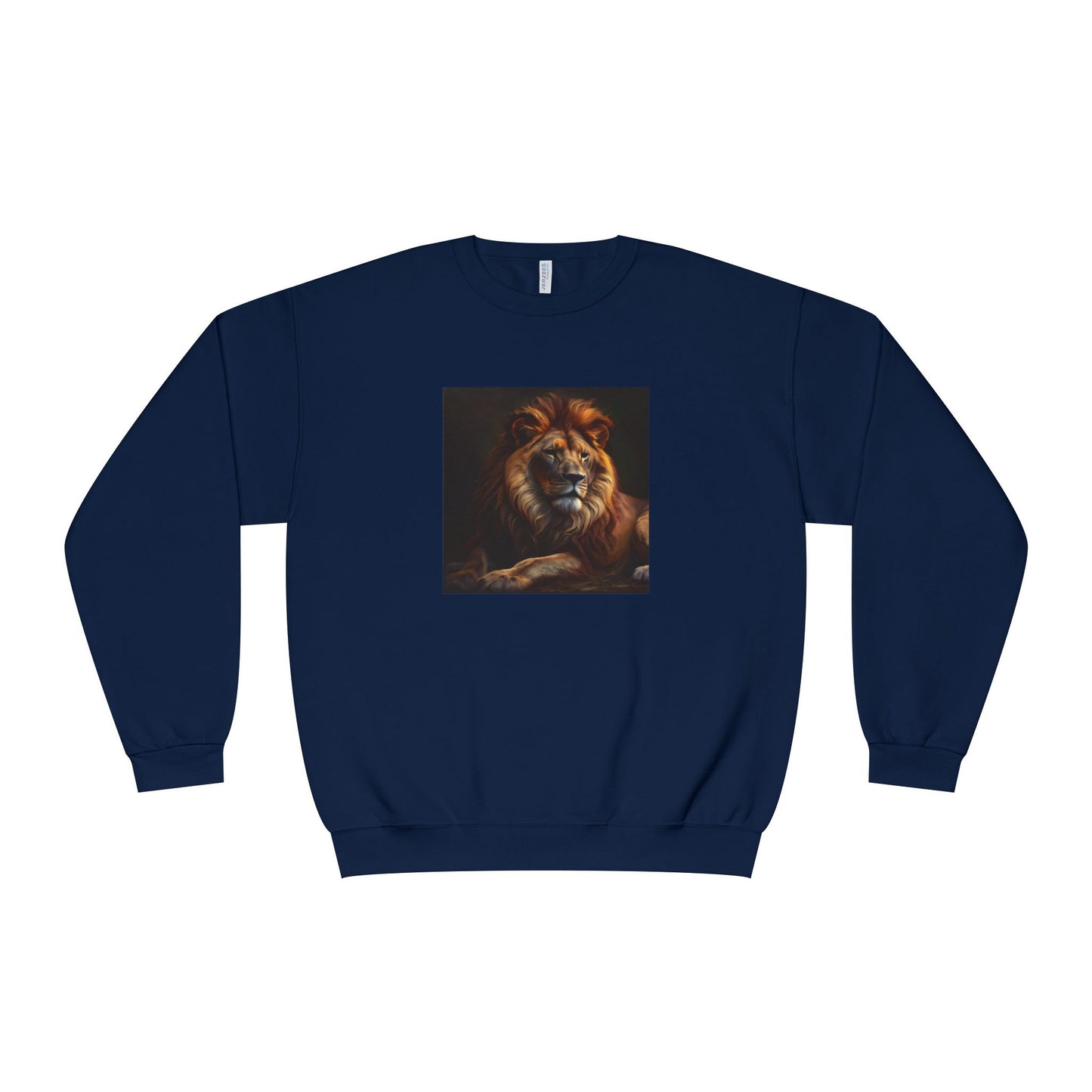 Majestic Lion Unisex Crewneck Sweatshirt - Cozy Animal Print Apparel