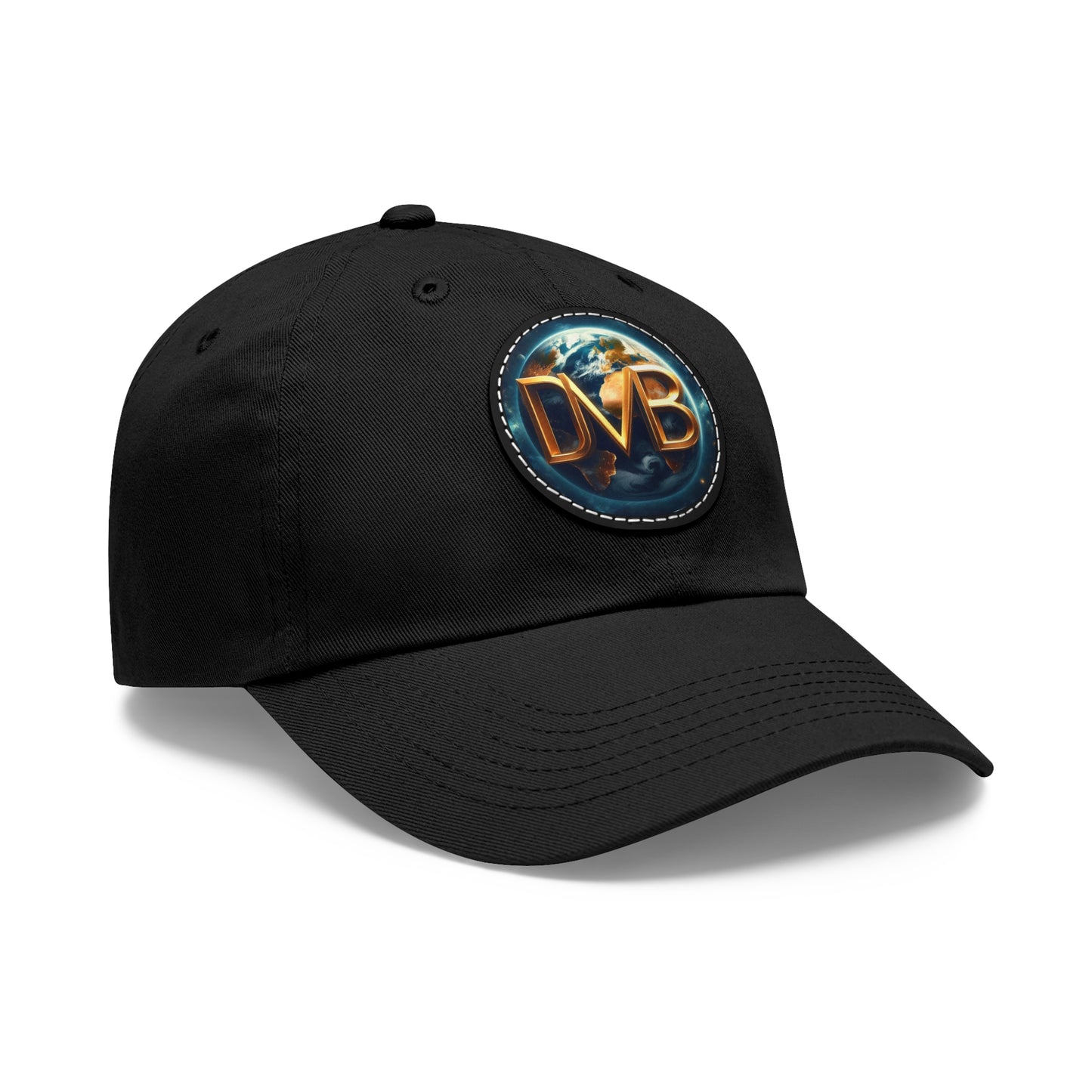Diego Von Bellini Dad Hat with Leather Patch (Round)