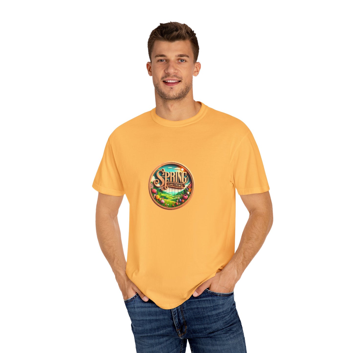 Spring Vibes Unisex Garment-Dyed T-shirt - Celebrate the Season