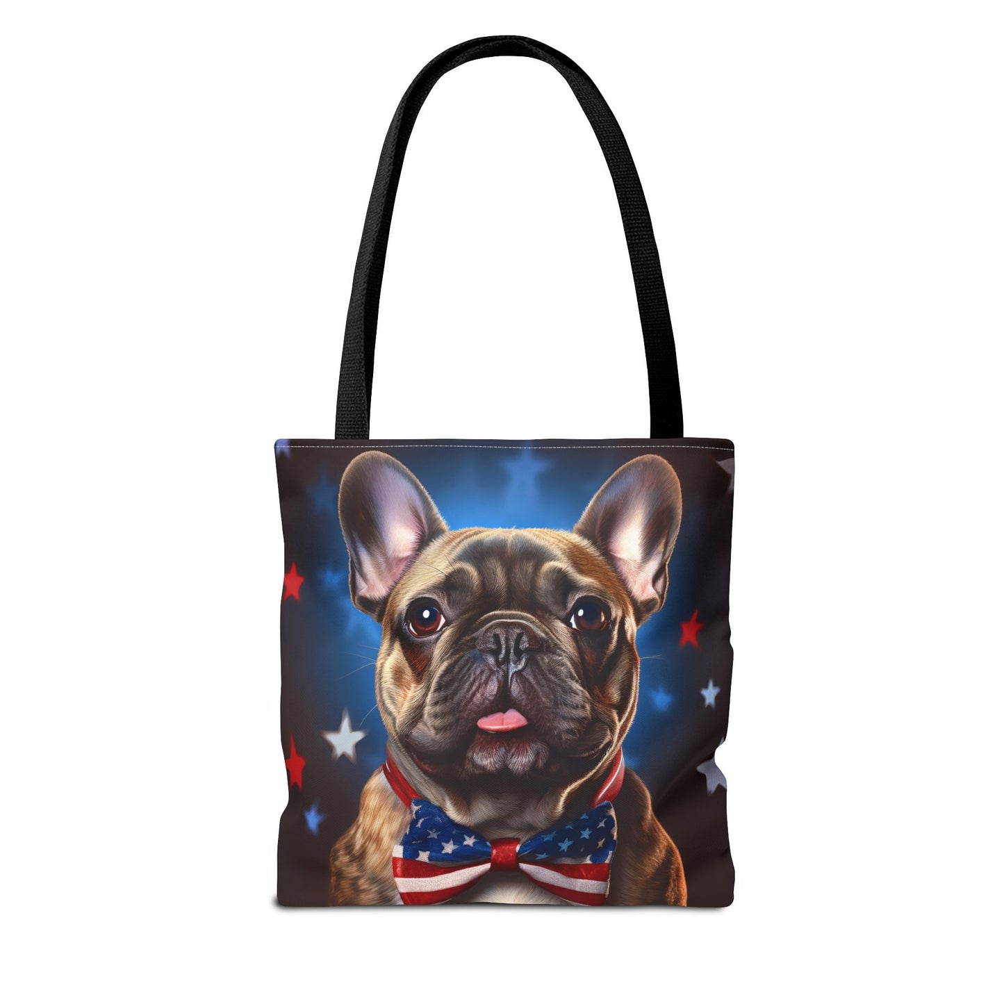 Patriotic French Bulldog Tote Bag - Perfect for Pet Lovers