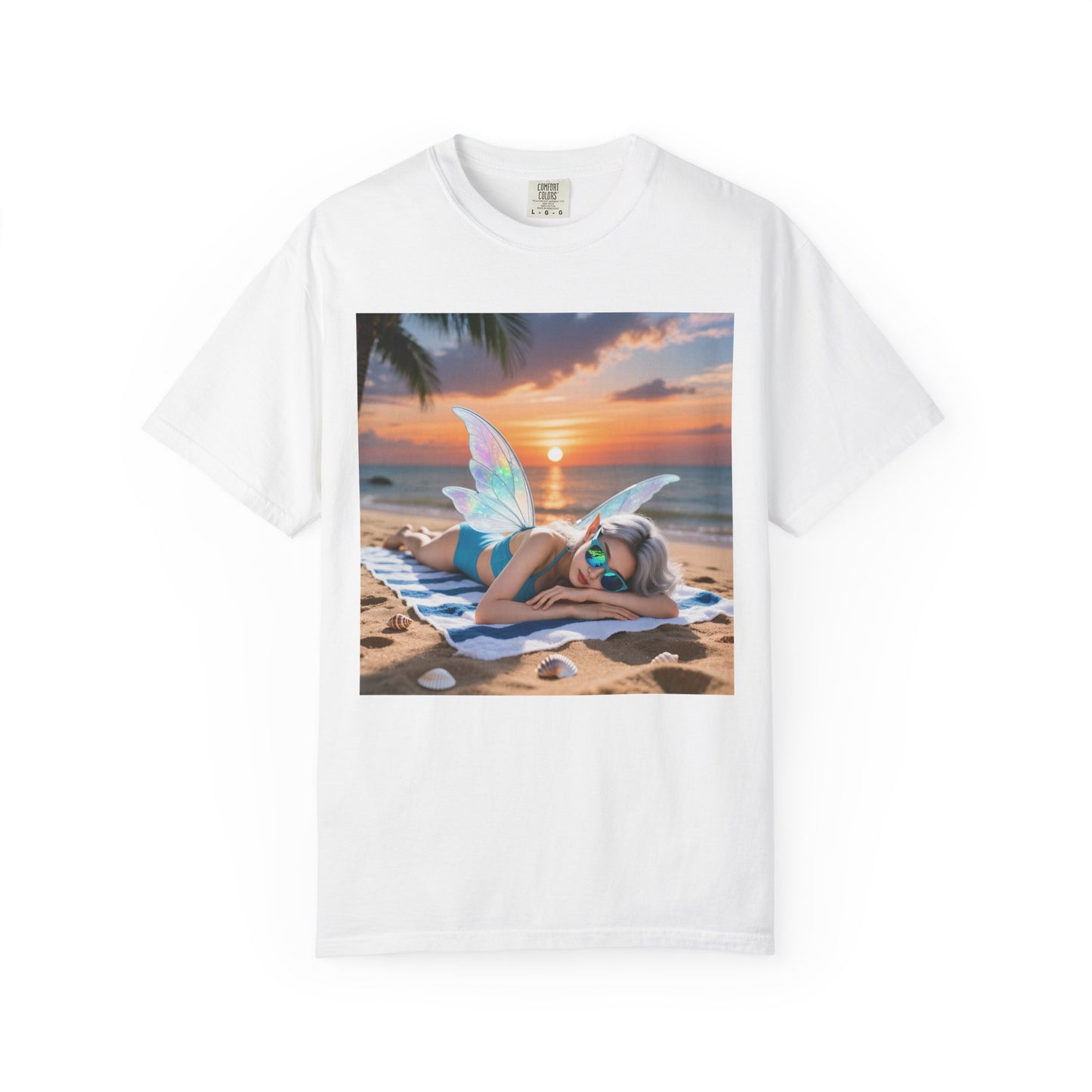 Beach Fairy Unisex T-Shirt, Summer Vibe Tee, Beachwear, Gift for Beach Lovers, Relaxation Shirt, Graphic Tee