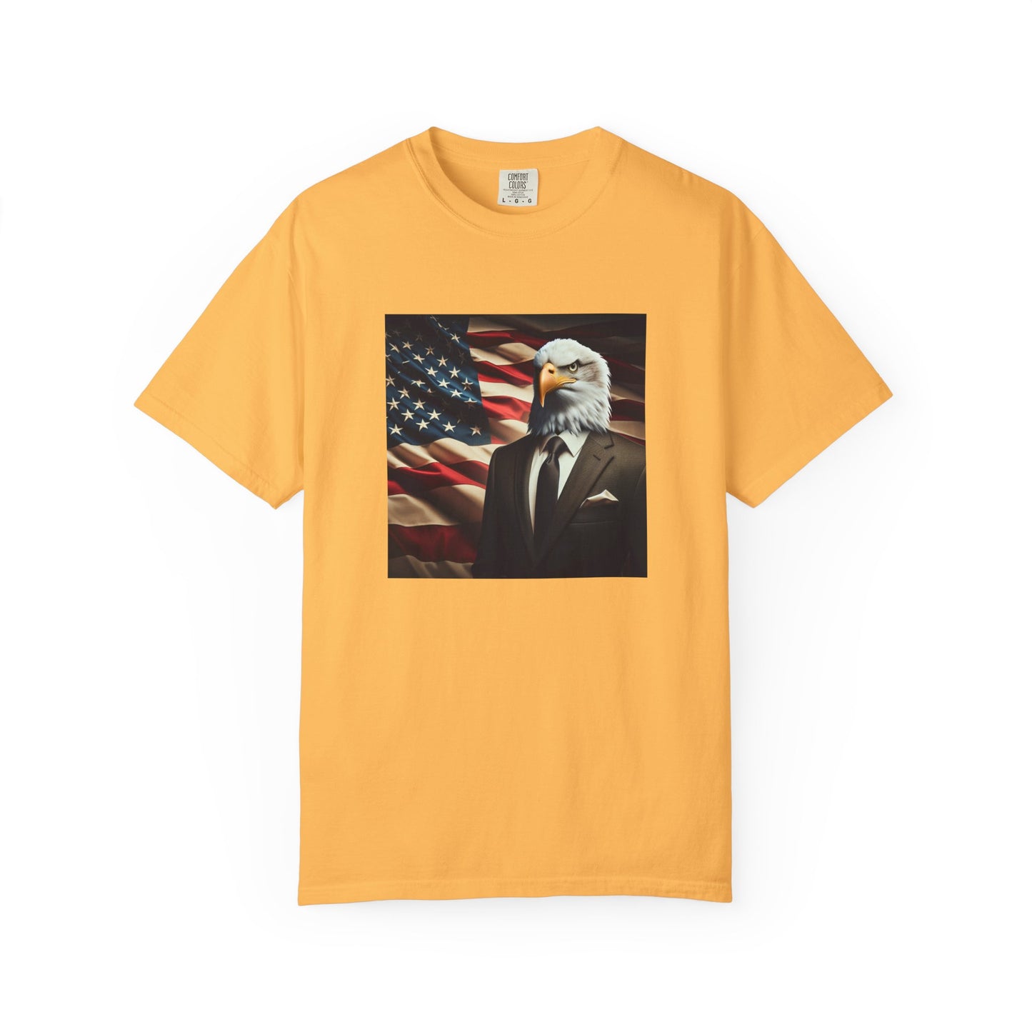 USA Means Business! Unisex Garment-Dyed Tee for Independence Day
