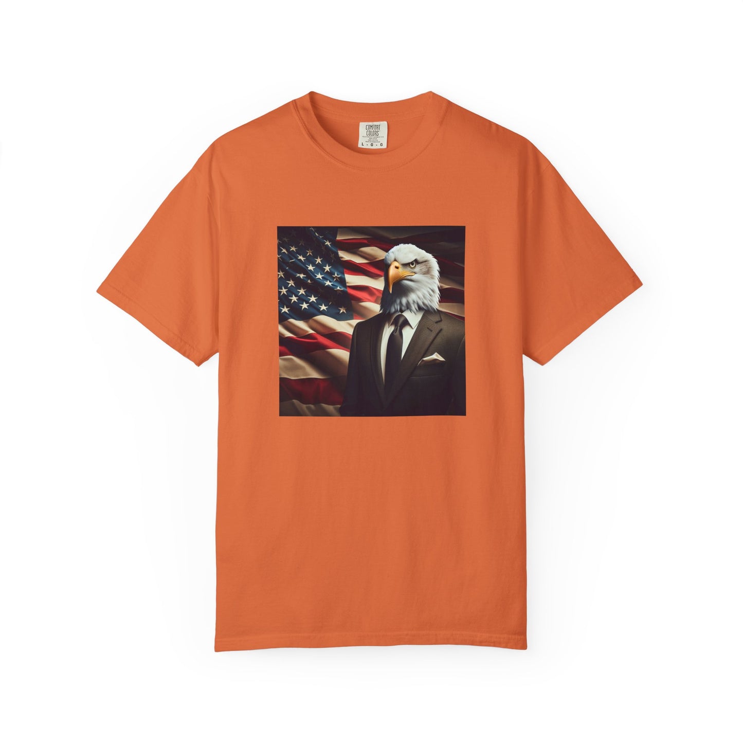 USA Means Business! Unisex Garment-Dyed Tee for Independence Day