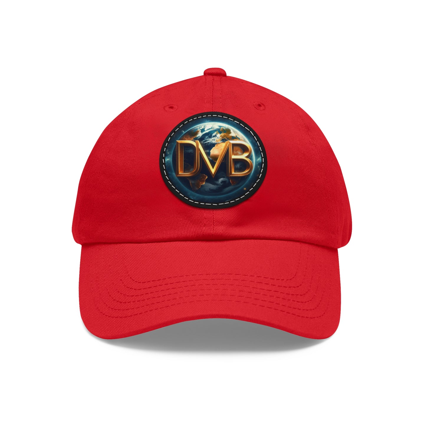 Diego Von Bellini Dad Hat with Leather Patch (Round)