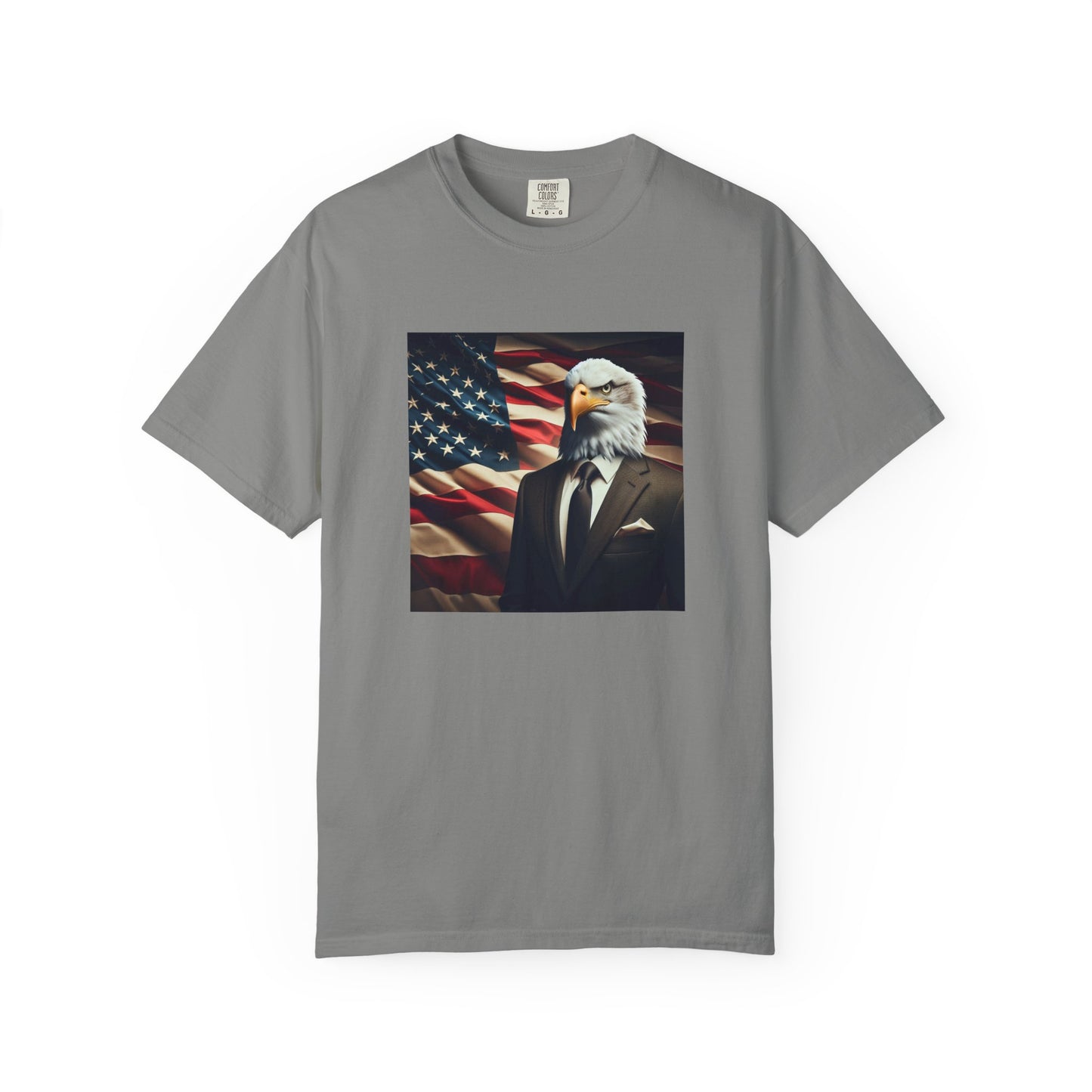 USA Means Business! Unisex Garment-Dyed Tee for Independence Day