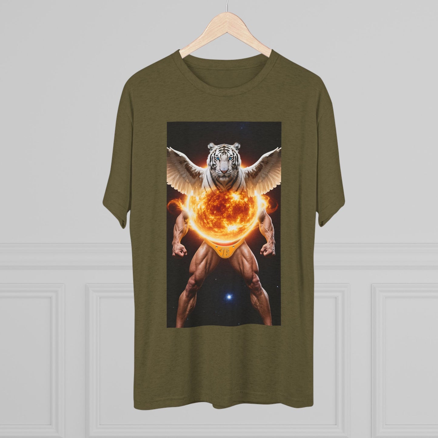 Tigga Sola Mascula Tri-Blend Unisex Crew Shirt | Perfect for Gift Giving, Casual Wear, Pet Lovers, and Wildlife Enthusiasts