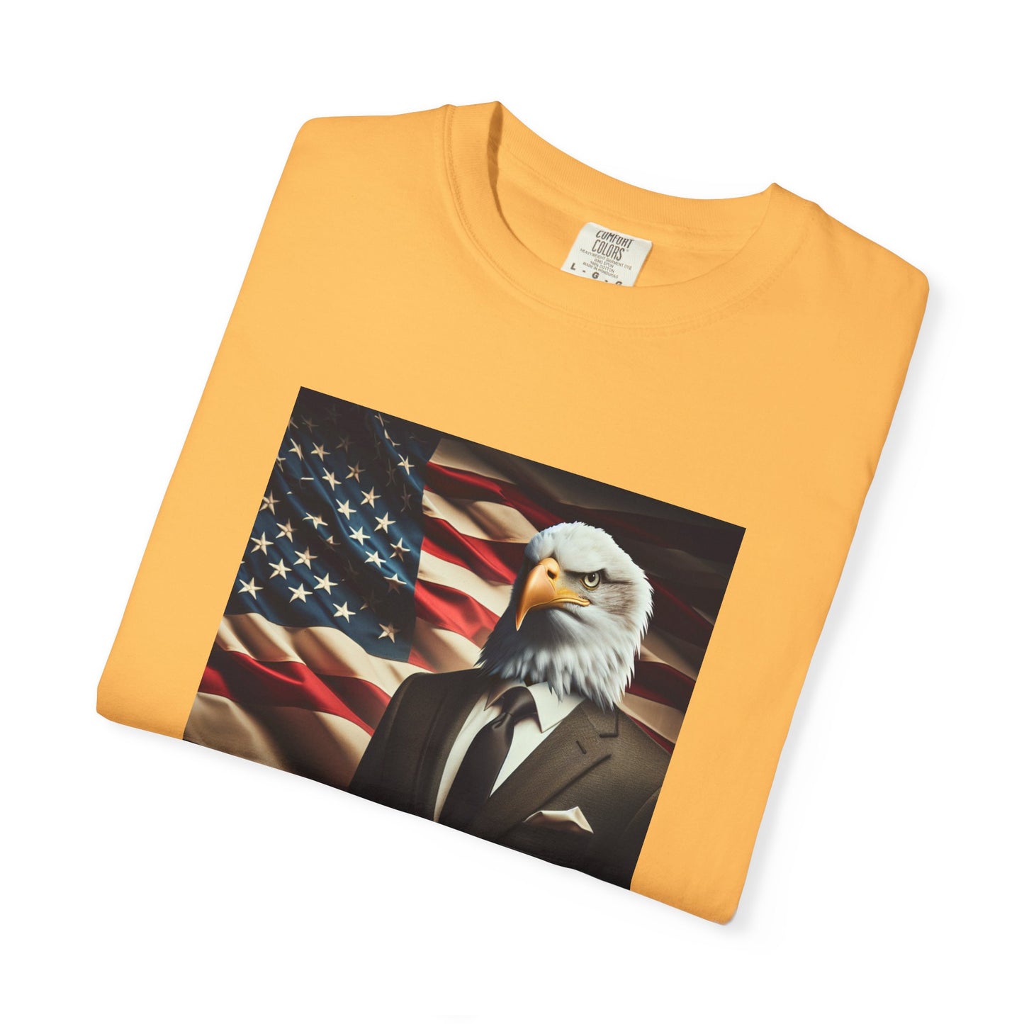 USA Means Business! Unisex Garment-Dyed Tee for Independence Day
