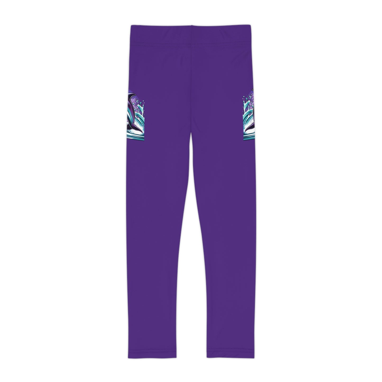 Colorful Dolphin Kids Leggings - Fun & Stylish Activewear for Young Explorers