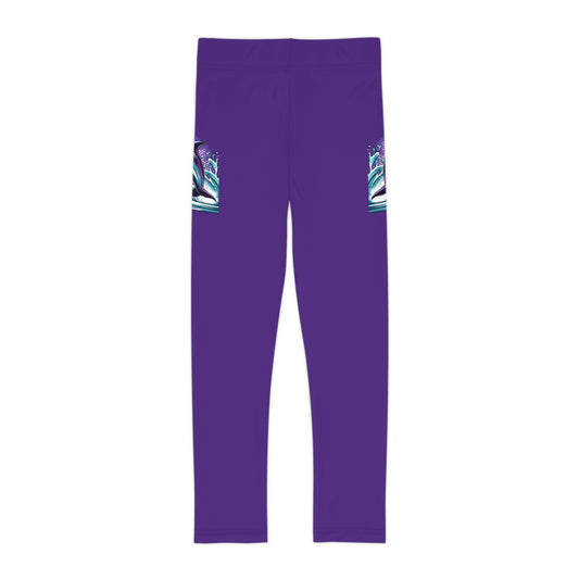 Colorful Dolphin Kids Leggings - Fun & Stylish Activewear for Young Explorers