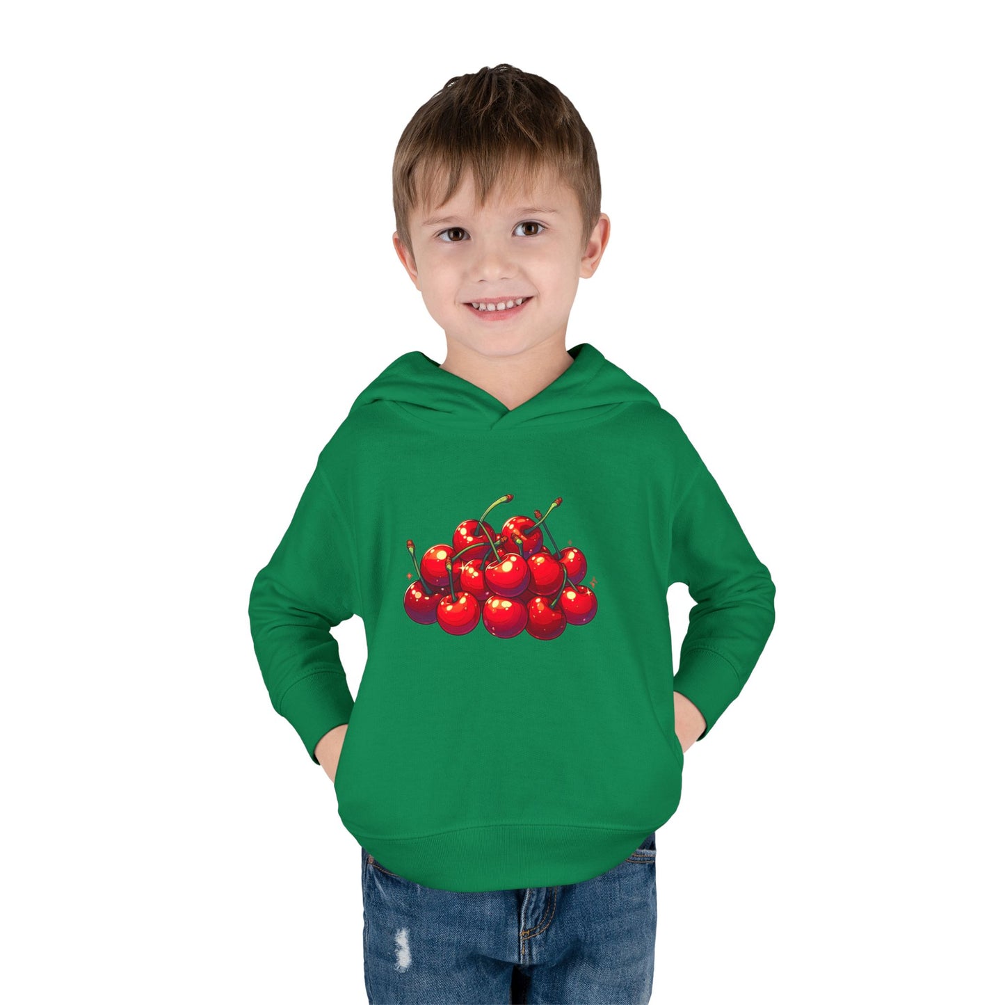 Cherry Toddler Hoodie, Cute Kids Pullover, Birthday Gift, Spring Fashion