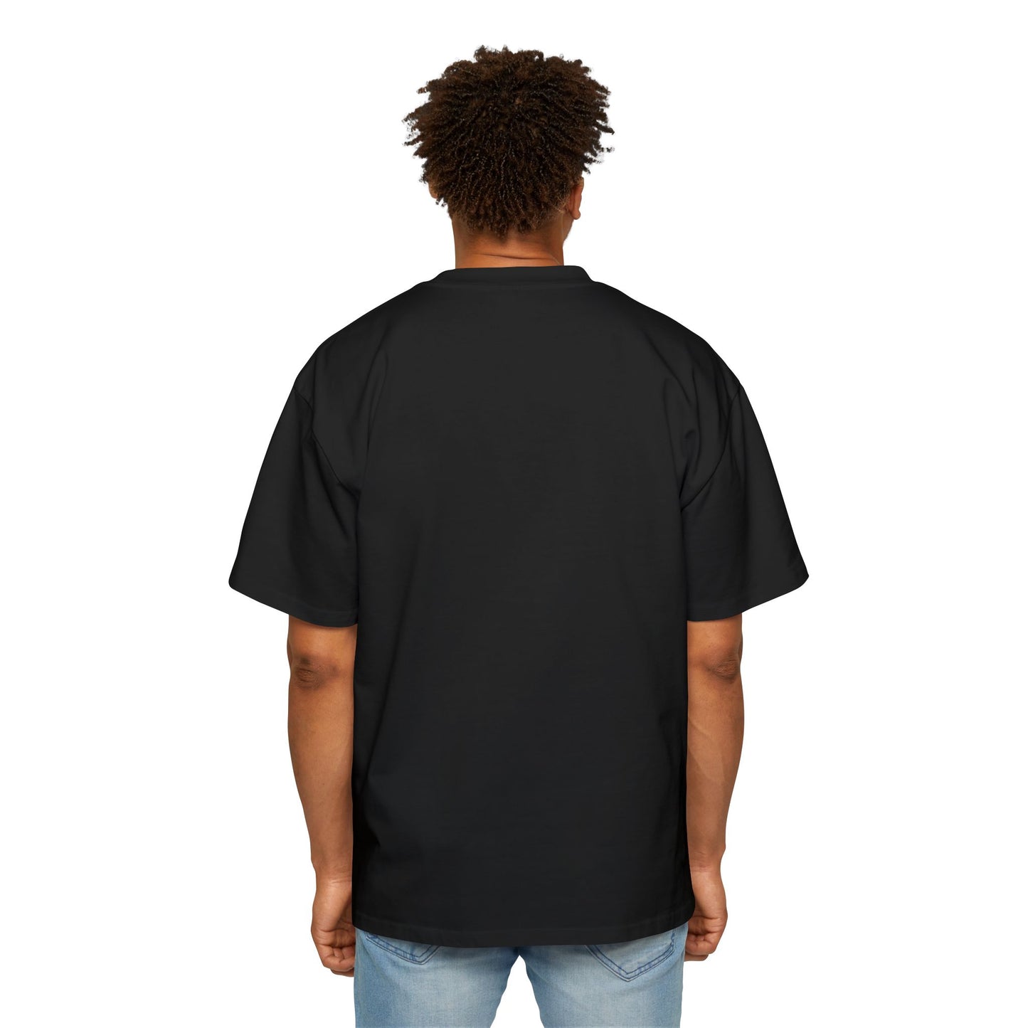 Neon Retro Vibrant Eagle Graphic Oversized Tee for Men