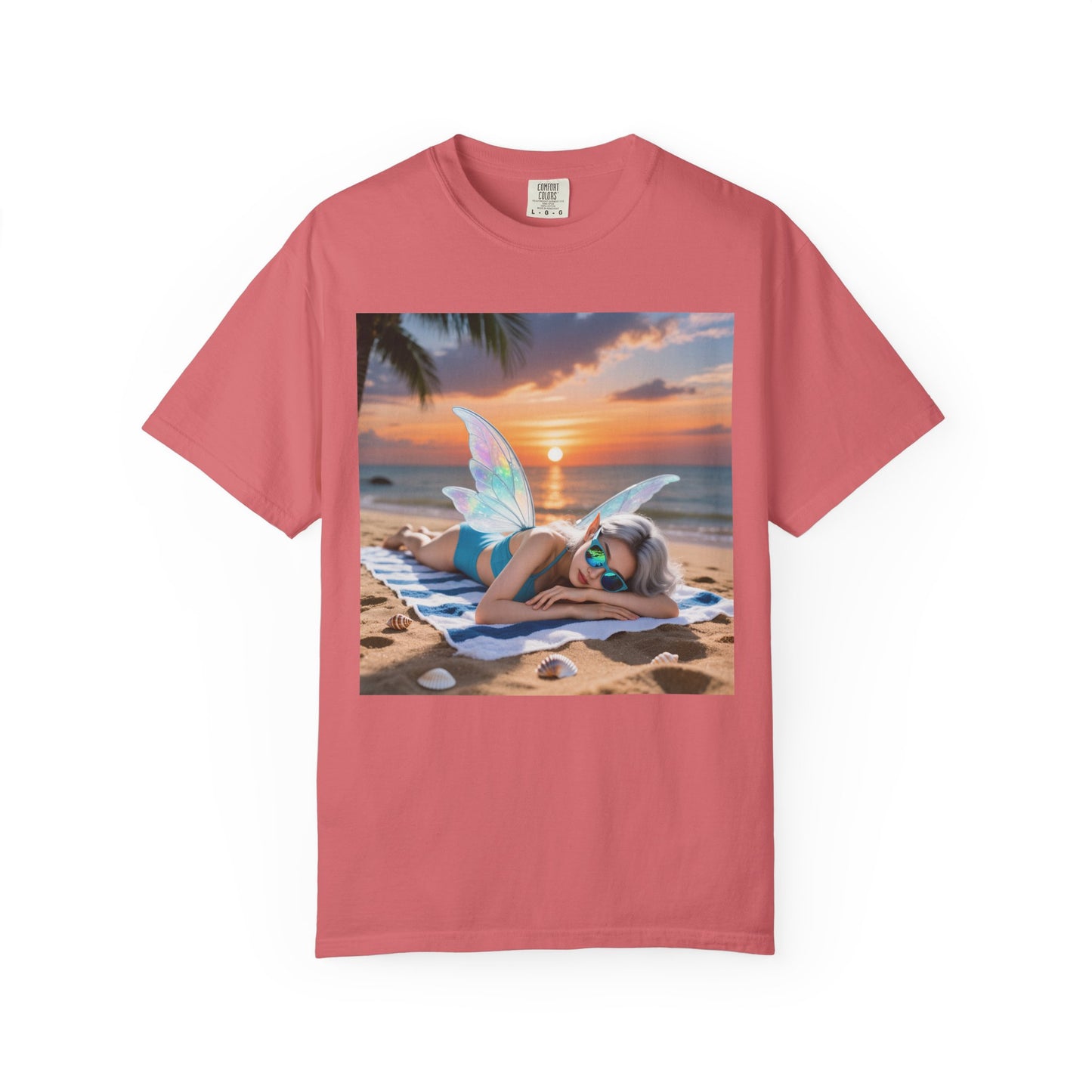 Beach Fairy Unisex T-Shirt, Summer Vibe Tee, Beachwear, Gift for Beach Lovers, Relaxation Shirt, Graphic Tee