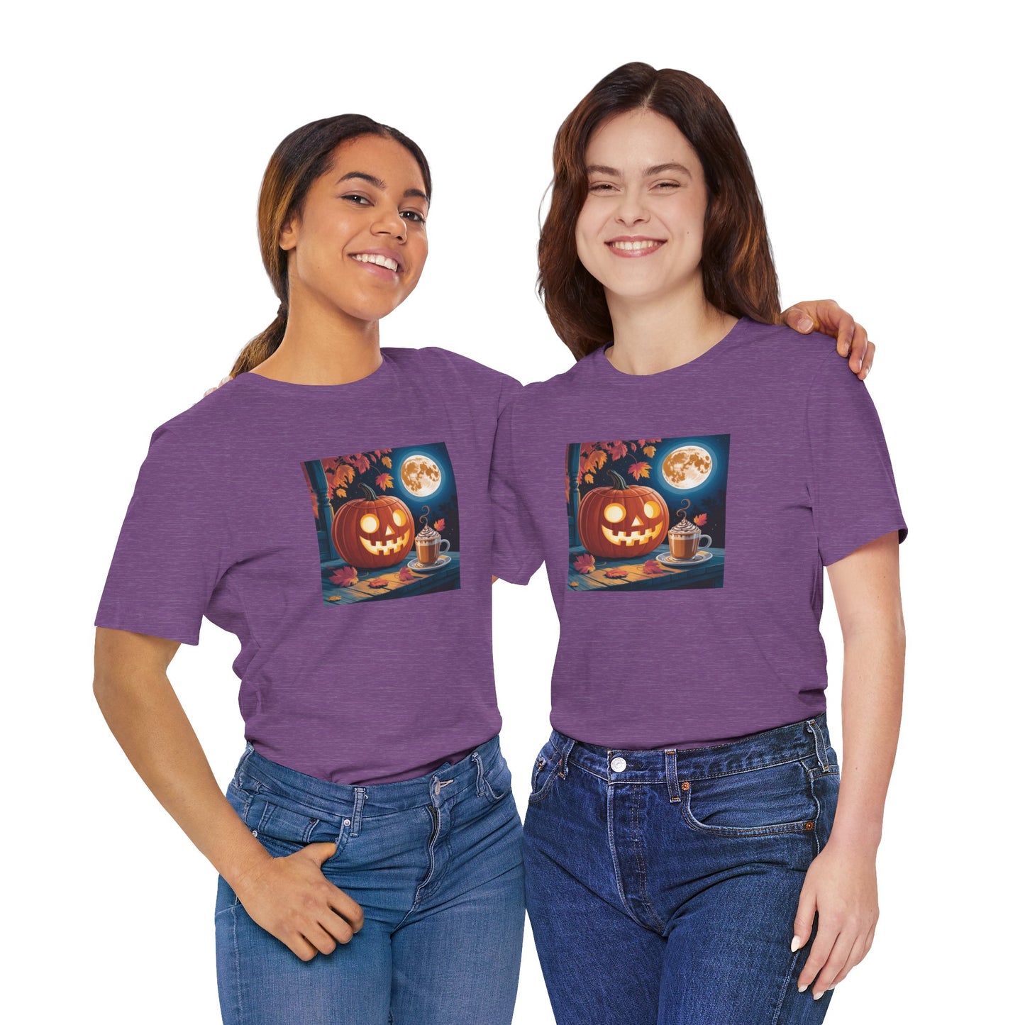 Fall In Love With Fall, Unisex Fall T-Shirt, Halloween Shirt, Cozy Fall Apparel, Seasonal Graphic Tee, Pumpkin Spice Tee