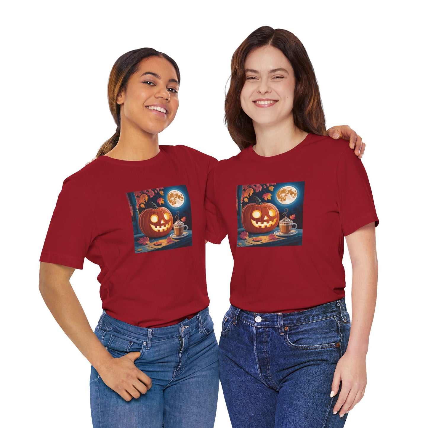 Fall In Love With Fall, Unisex Fall T-Shirt, Halloween Shirt, Cozy Fall Apparel, Seasonal Graphic Tee, Pumpkin Spice Tee